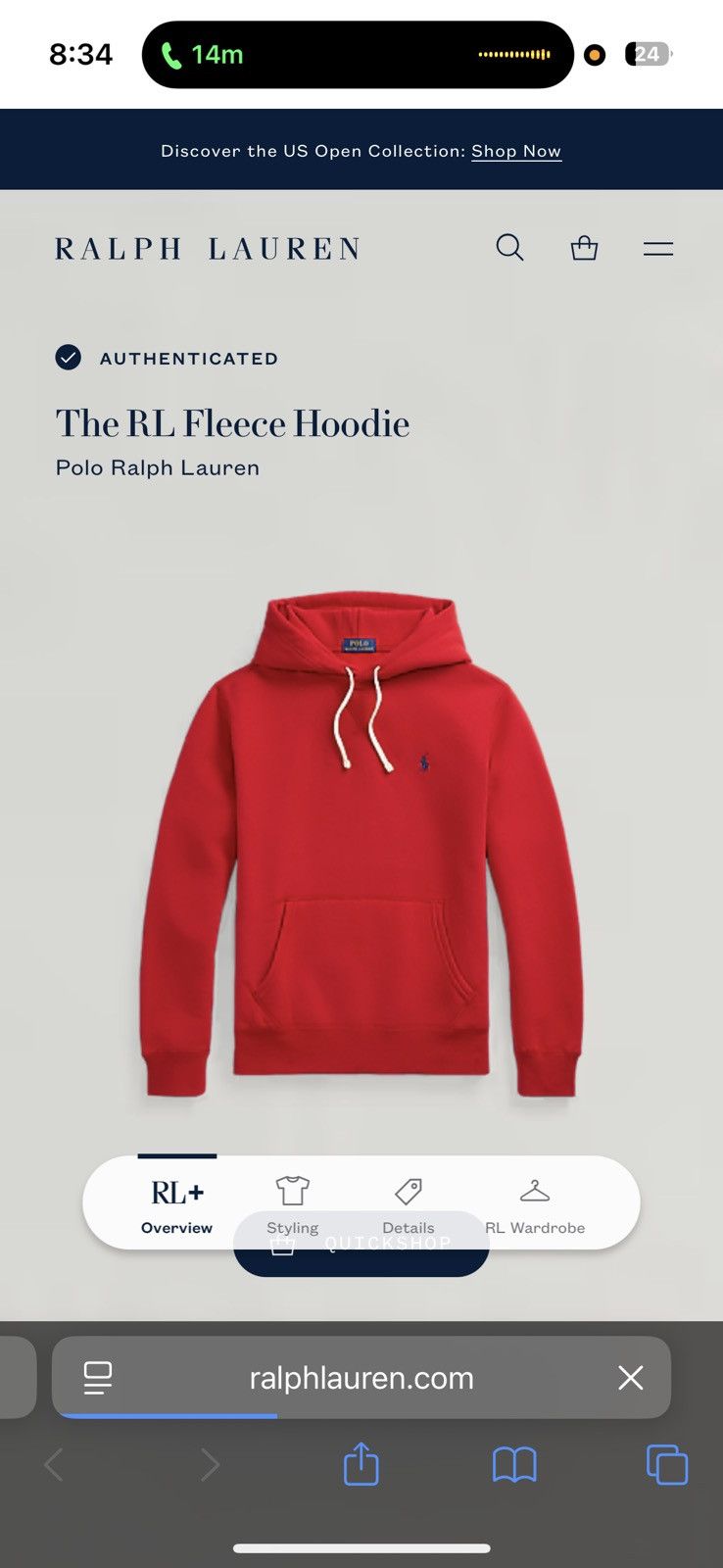 Polo Ralph Lauren Polo Ralph Lauren RL Fleece Sweatsuit 🔥 Size US L / EU 52-54 / 3 - 15 Thumbnail