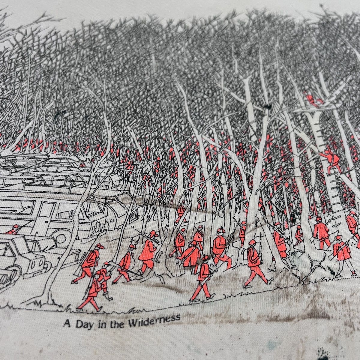 Vintage Vintage 90s B Johnson Tee A Day in the Wilderness Thrashed Size US L / EU 52-54 / 3 - 6 Thumbnail