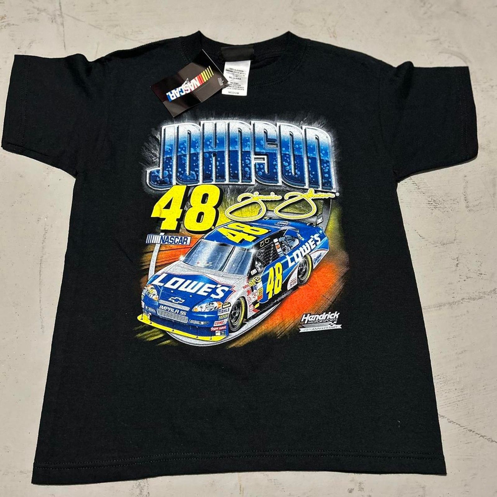 NASCAR New with Tags Vintage 2009 Jimmie Johnson Lowe’s Sprint Cup Size US M / EU 48-50 / 2 - 1 Thumbnail