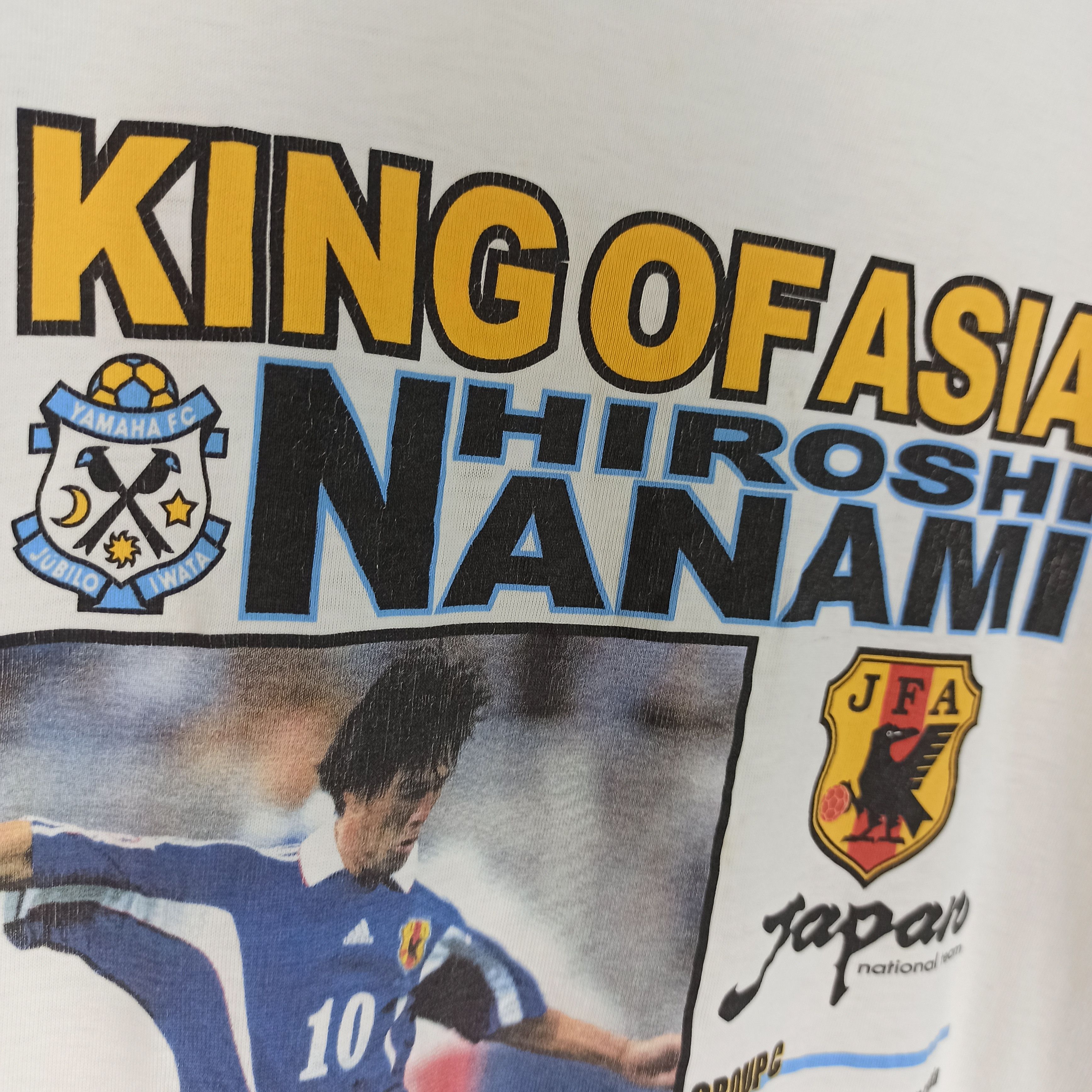 Japanese Brand Vintage Asia Japan National Team Football King of Asia Size US L / EU 52-54 / 3 - 5 Thumbnail