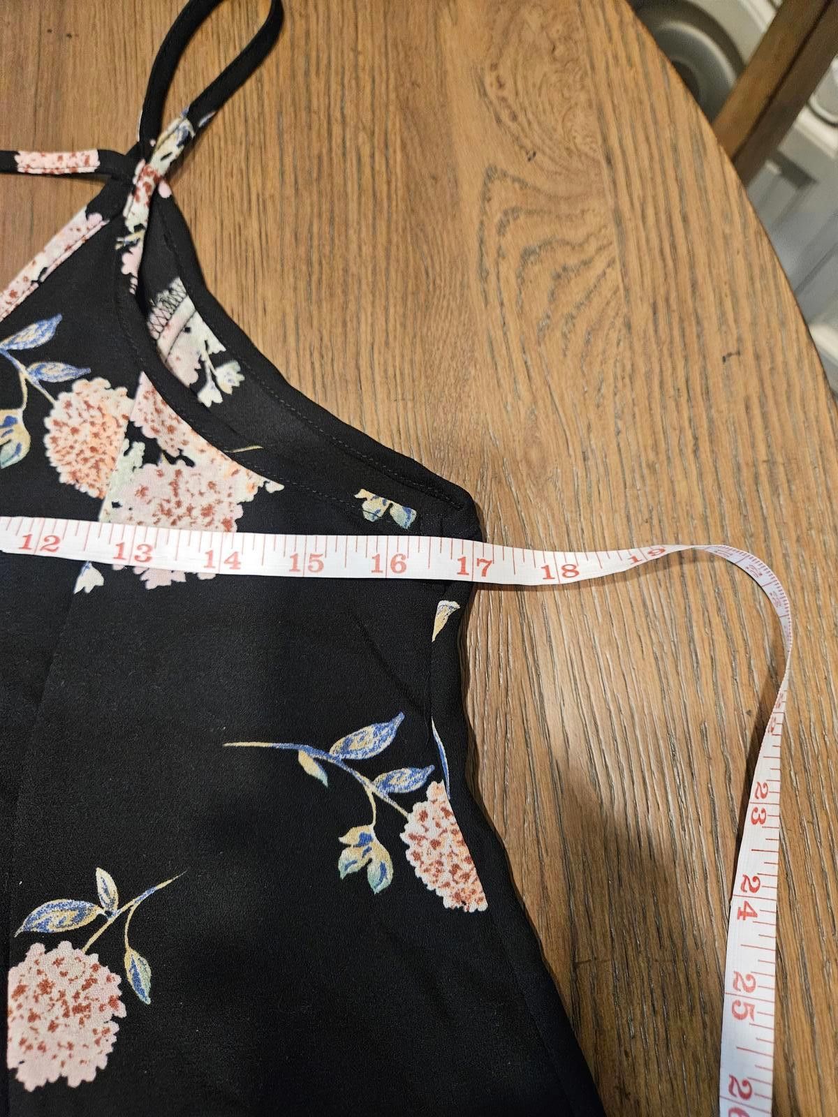 Luchiano Visconti Lush Floral Black Slip Dress – Perfect for Summer #H61 Size XS / US 0-2 / IT 36-38 - 6 Thumbnail