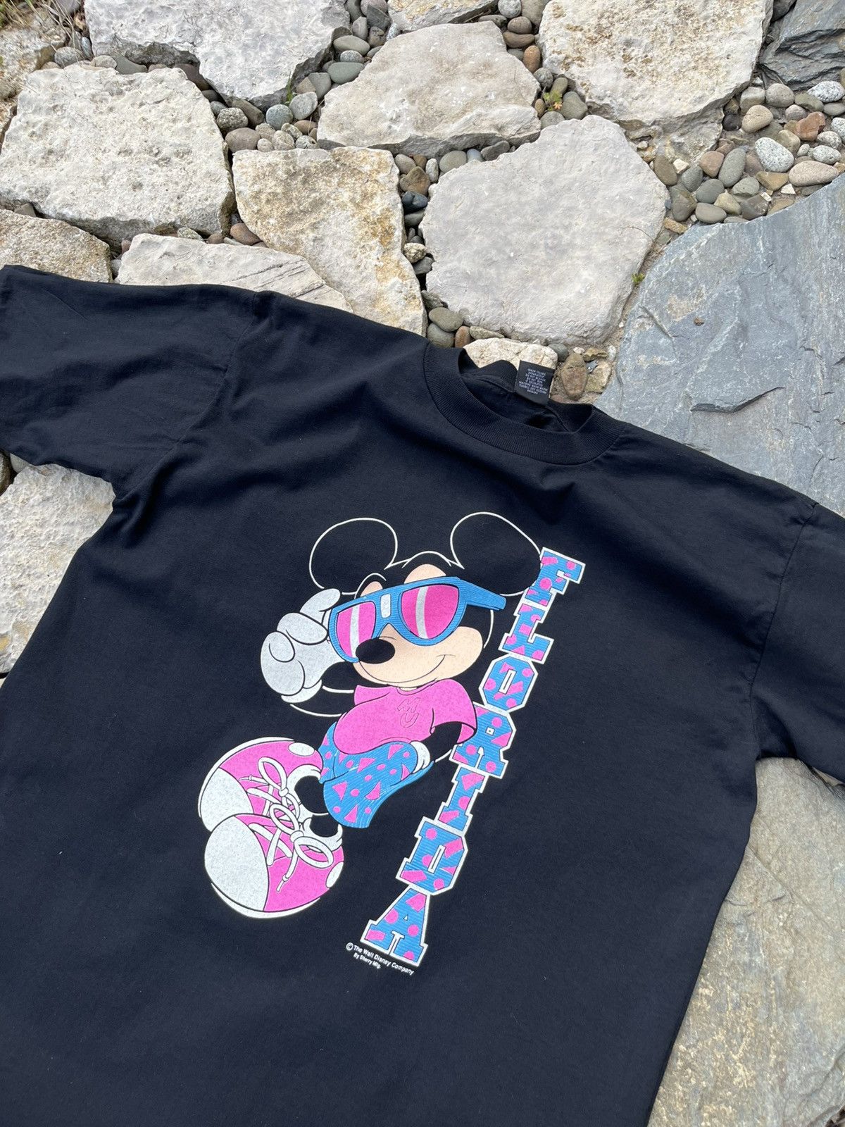 Disney × Vintage Vintage Sherry’s Best Mickey Mouse Florida neon t-shirt tee Size US XL / EU 56 / 4 - 19 Thumbnail