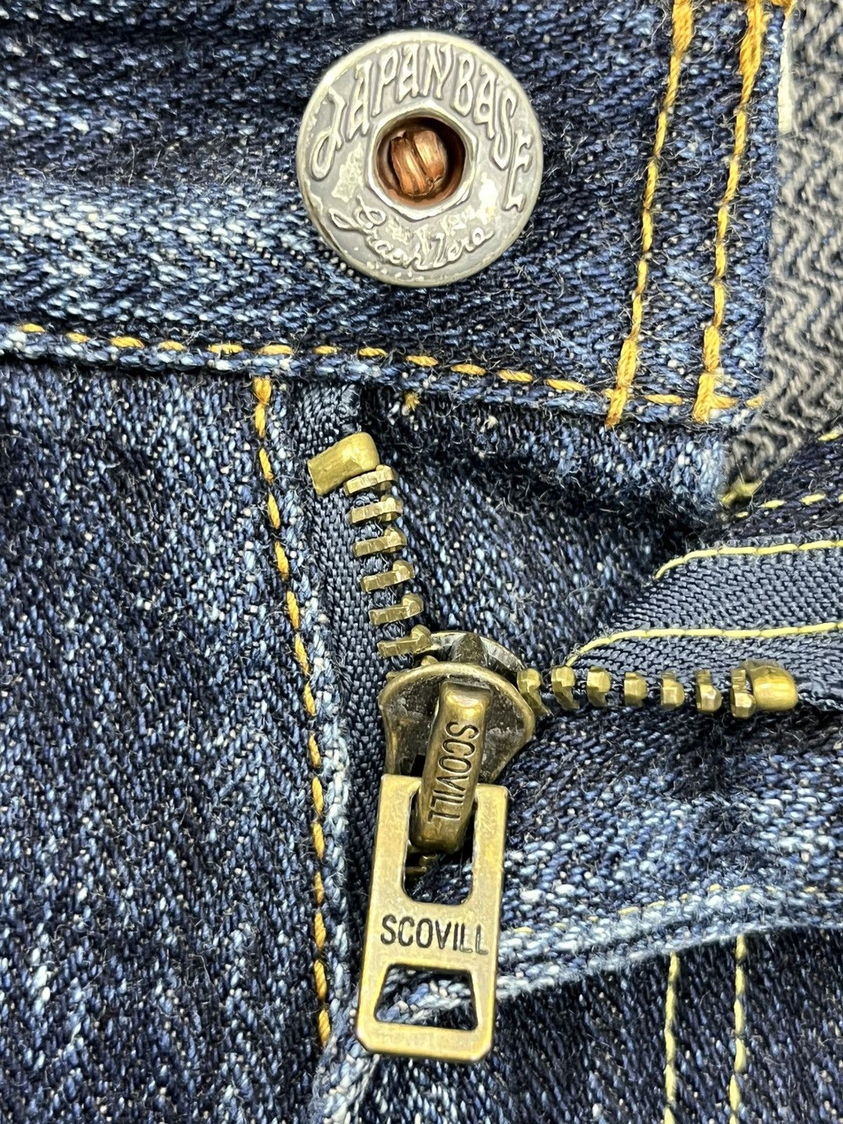 Indigo FYE🔥Vintage CHANNEL GRAPH KOJIMA JAPAN Perfect FLARE Denim Size US 31 - 7 Thumbnail