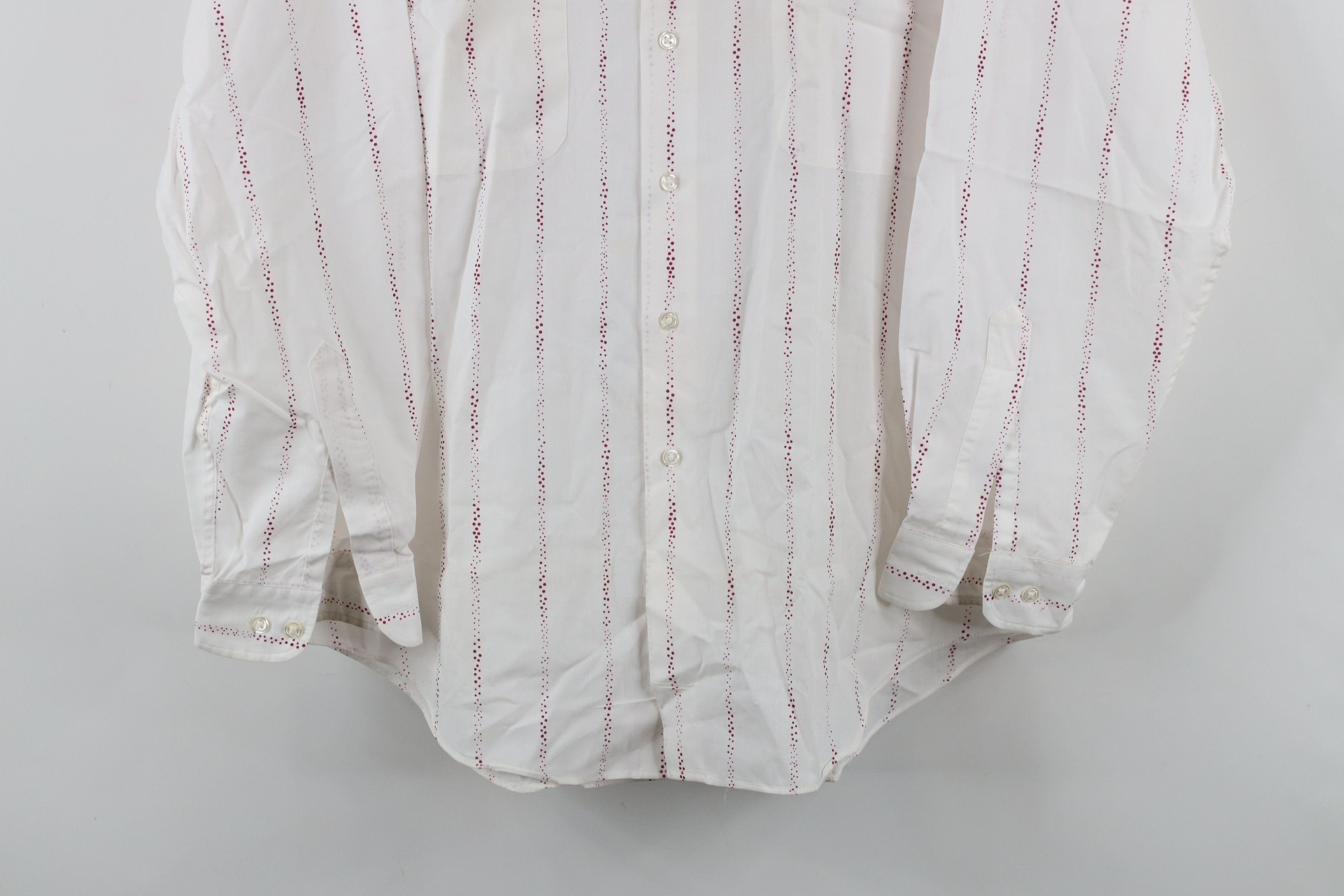 Vintage Vintage 90s Streetwear Polka Dot Collared Button Shirt Size US M / EU 48-50 / 2 - 3 Thumbnail