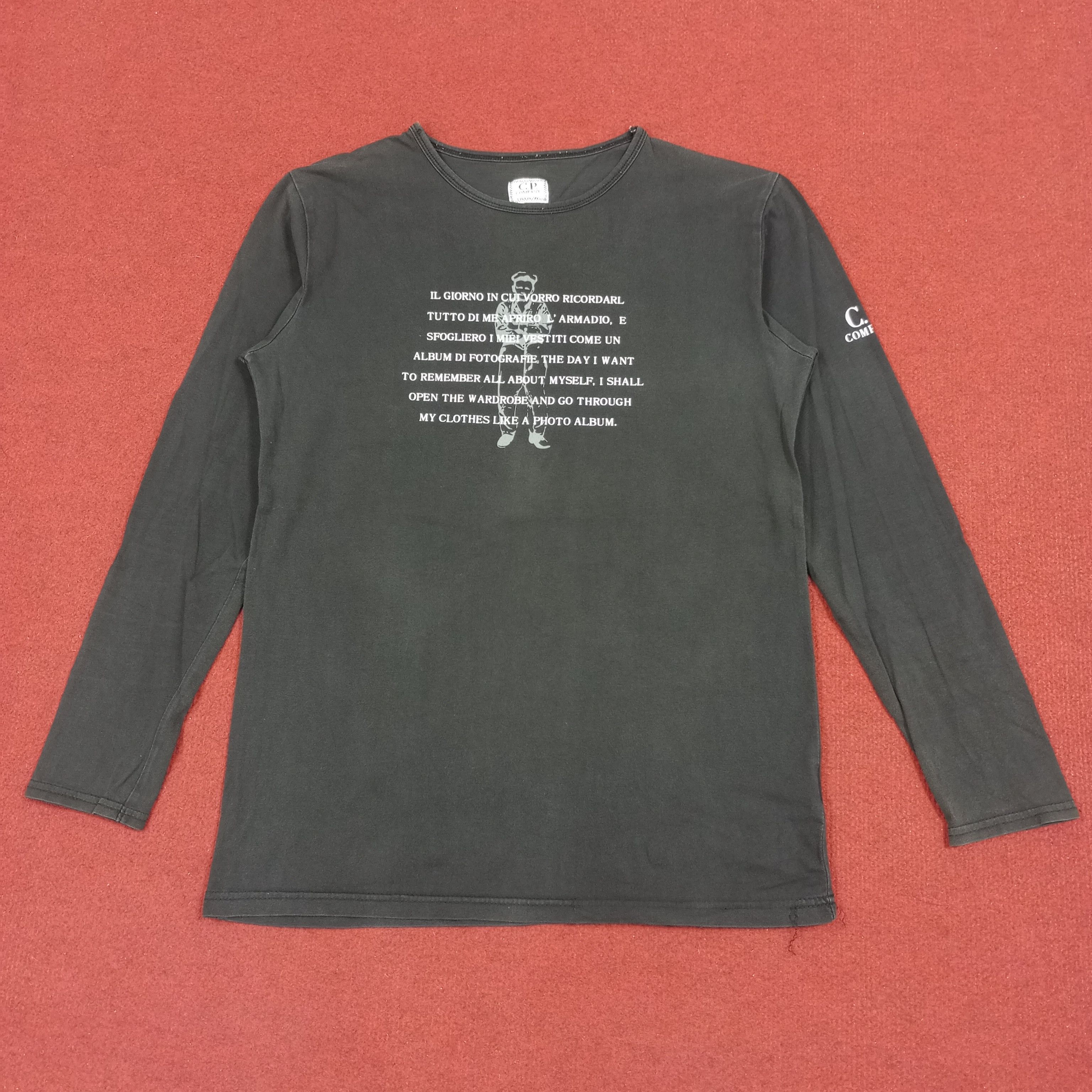 C.P. Company × Vintage C.P Company Outdoor Brand Style Long Sleeve Tshirt Size US S / EU 44-46 / 1 - 1 Thumbnail