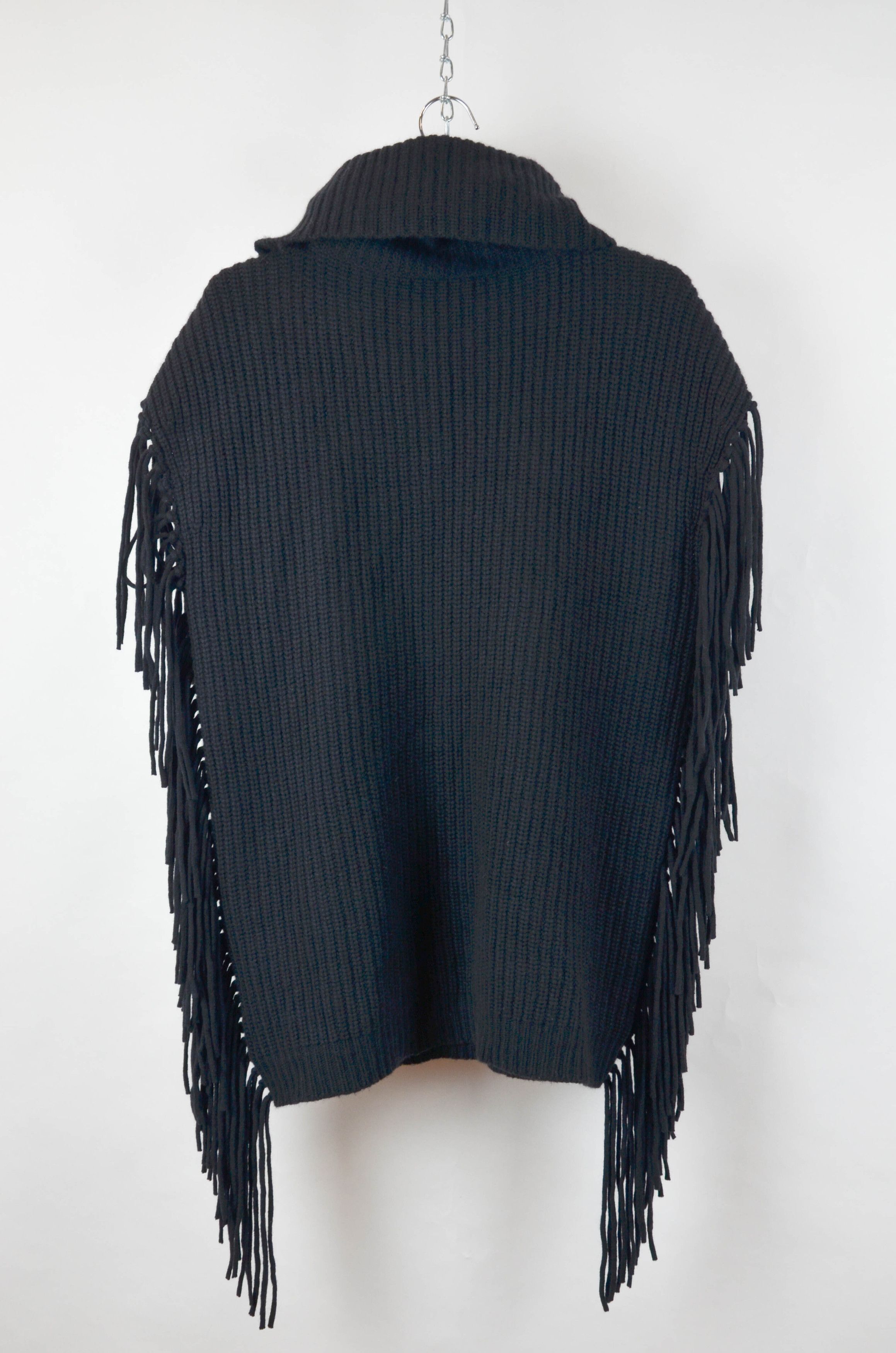 Ralph Lauren Ralph Lauren Black Wool Cashmere Poncho Sweater size M-L Size M / US 6-8 / IT 42-44 - 2 Thumbnail