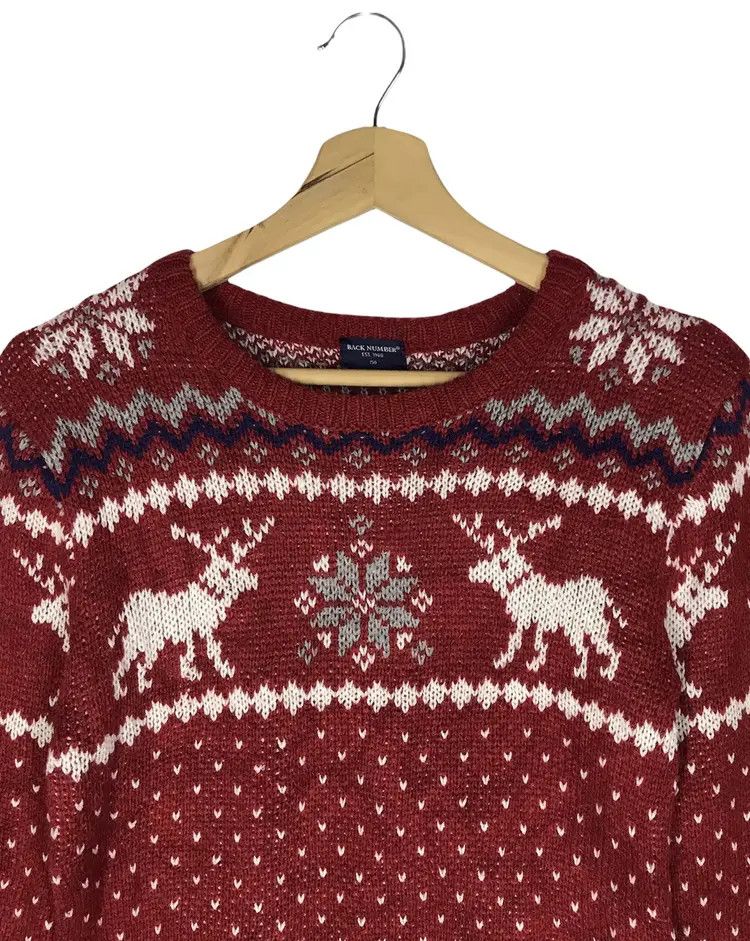 Japanese Brand Back Number Knitwear Size XS / US 0-2 / IT 36-38 - 3 Thumbnail