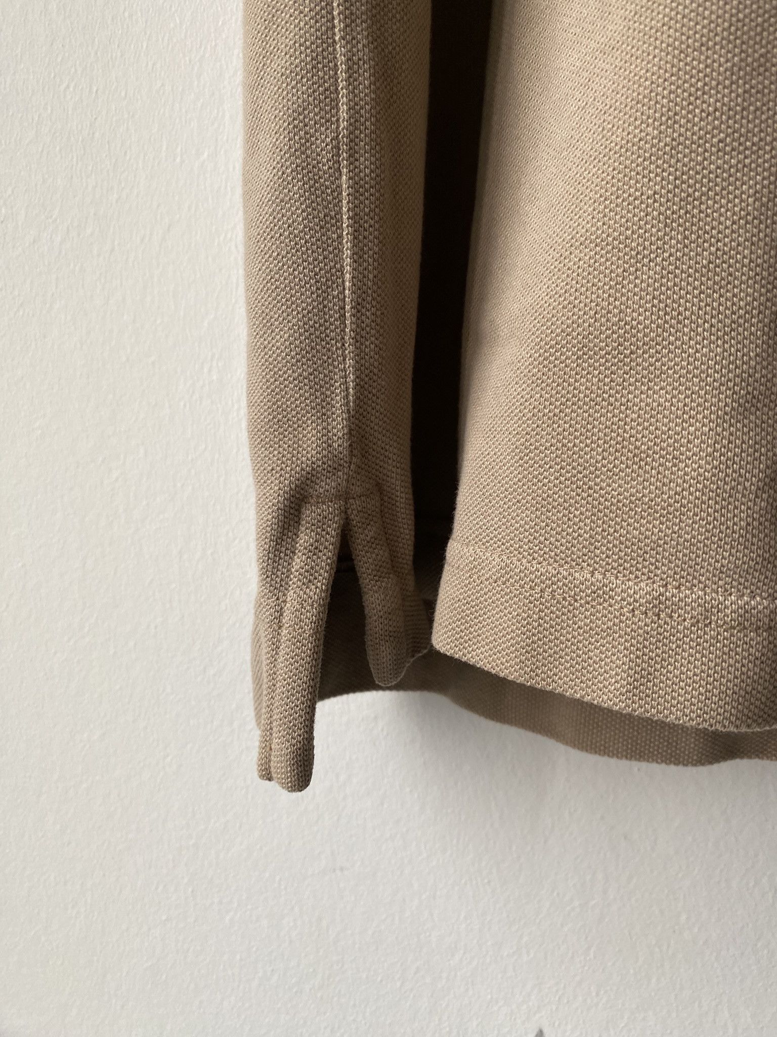 Acne Studios $300 - Cotton Polo Shirt - Washed Beige Size US S / EU 44-46 / 1 - 13 Thumbnail