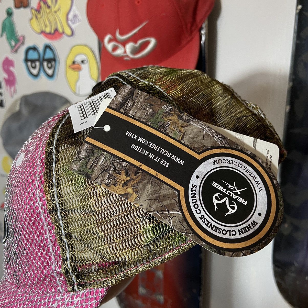 NASCAR 📌 Crazy Y2K Ford Realtree NASCAR Cap Size ONE SIZE - 7 Thumbnail