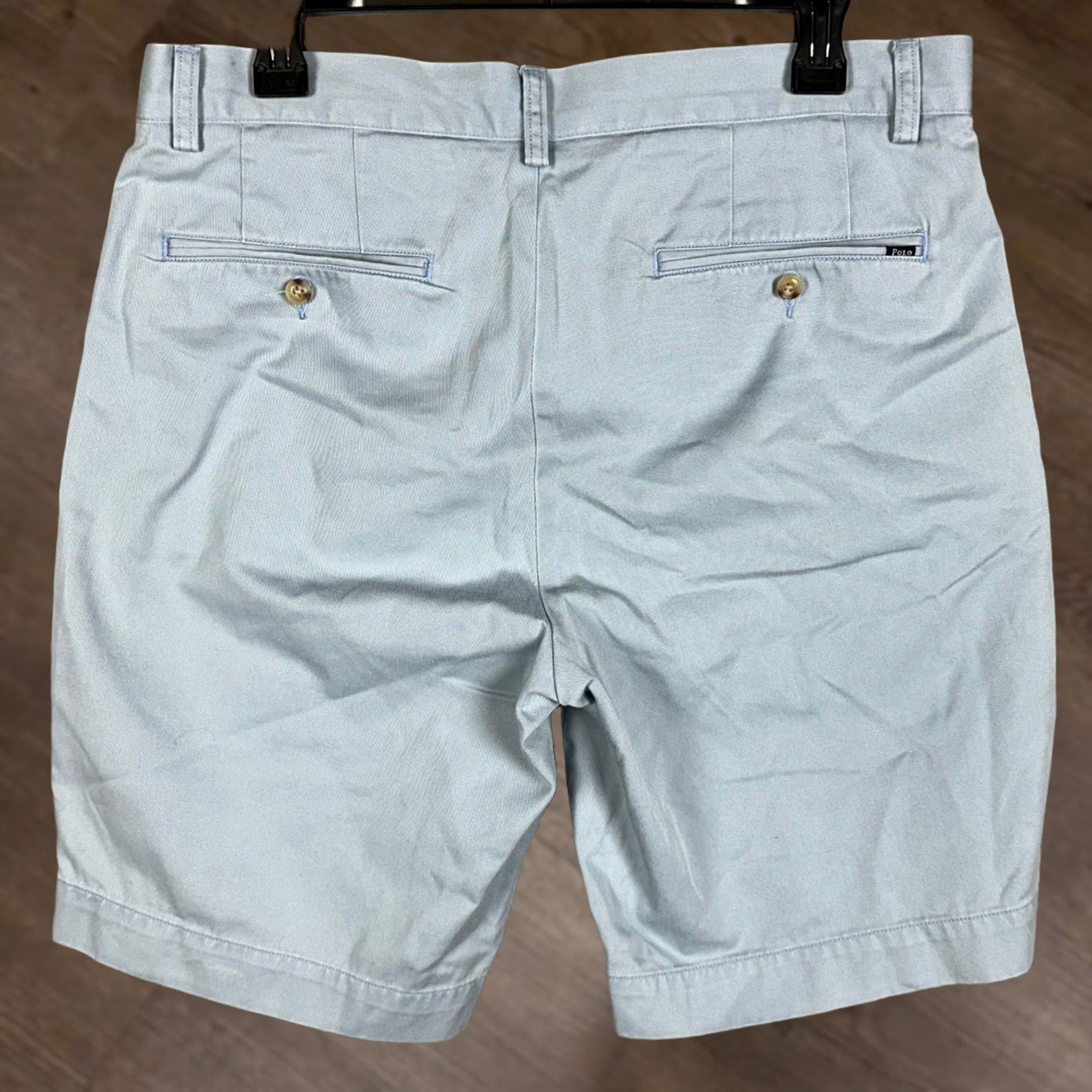 Polo Ralph Lauren Polo Ralph Lauren Shorts Mens 33 Blue Chino Flat Front Lightweight EUC Size US XS / EU 42 / 0 - 1 Thumbnail