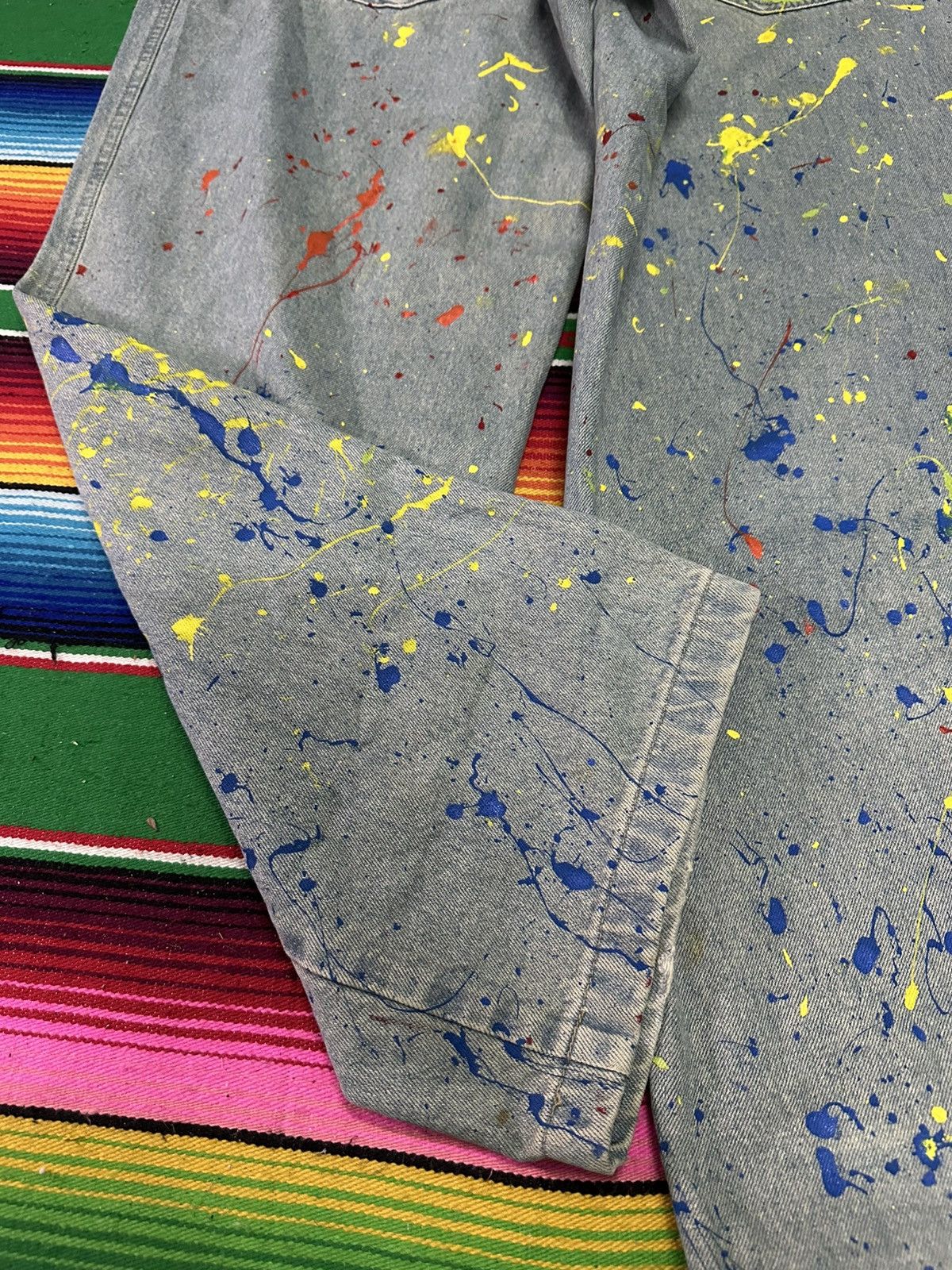 JNCO Busy boys baggy art paint . Size US 34 / EU 50 - 12 Thumbnail
