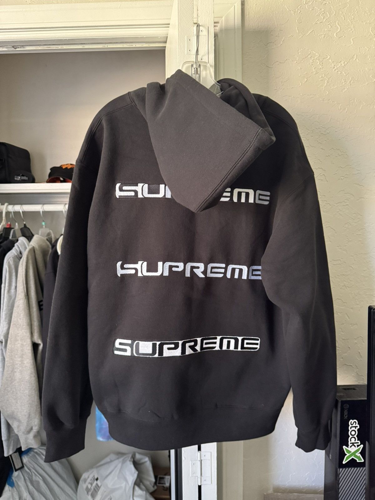 Supreme AOI STACKED HOODED SWEATSHIRT Size US L / EU 52-54 / 3 - 4 Thumbnail