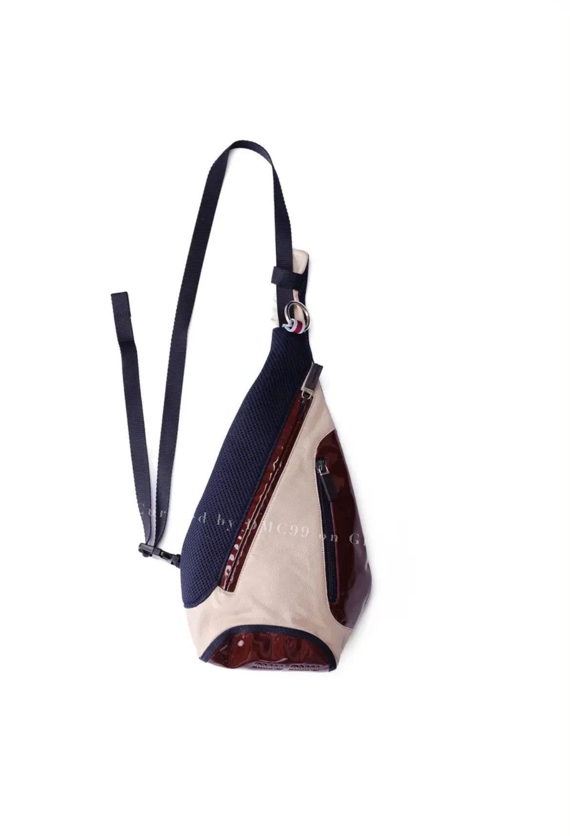 Miu Miu Miu Miu 2000SS Leather Mesh Sling Backpack Size ONE SIZE - 1 Thumbnail