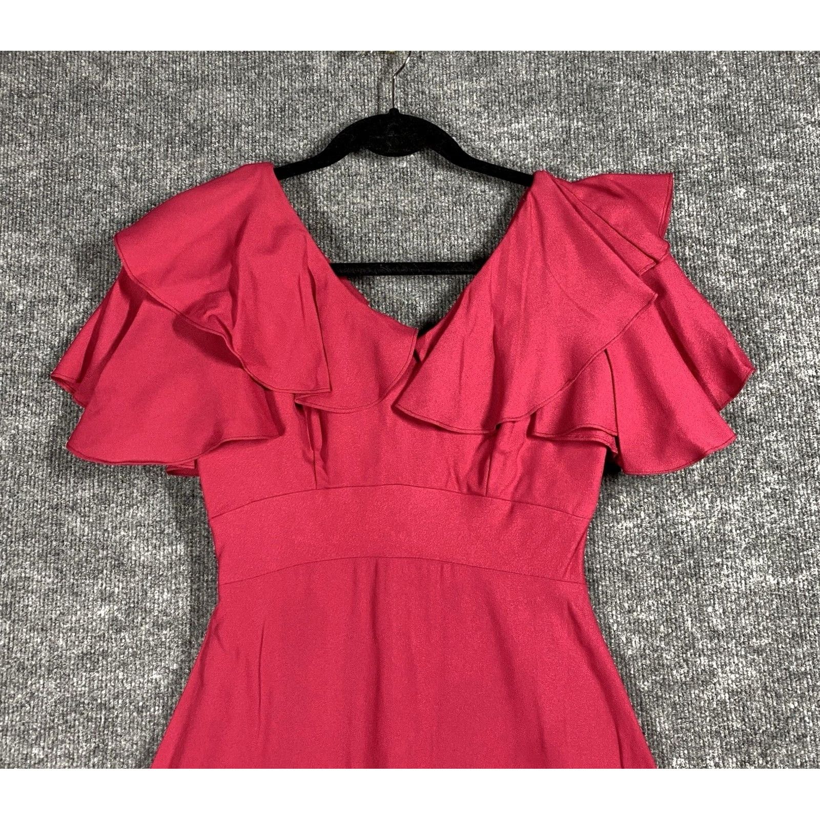Vintage VINTAGE Lorrie Deb Dress Maxi 1960s 7 Pink Women's Party Size 7/8 Rayon Mod GoGo Size M / US 6-8 / IT 42-44 - 2 Thumbnail