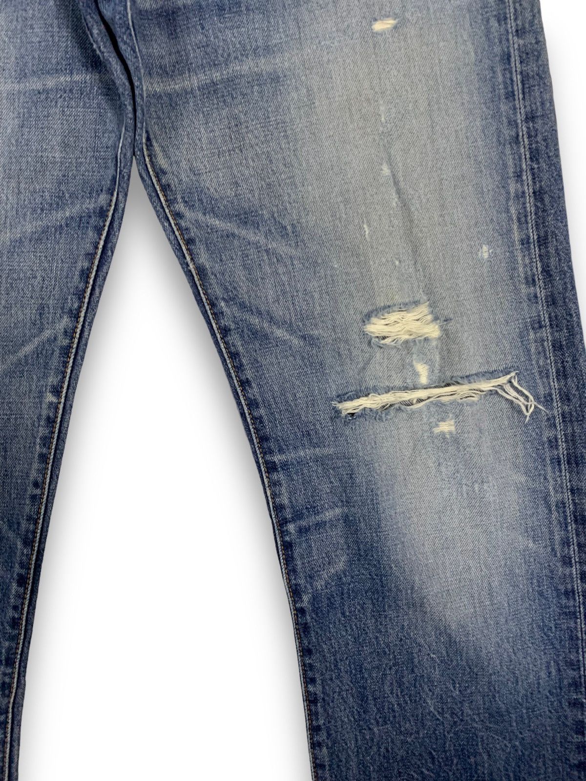 Japanese Brand Vintage Japanese RNA Inc Regular Straight Distressed Jeans Size US 34 / EU 50 - 8 Thumbnail