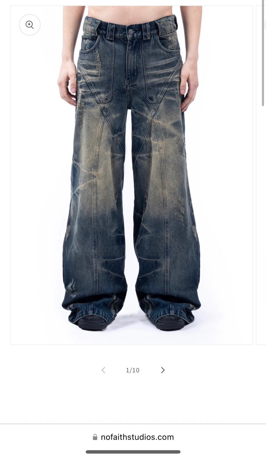 No Faith Studios no faith studios BLACK HEAVY CARGO | Grailed
