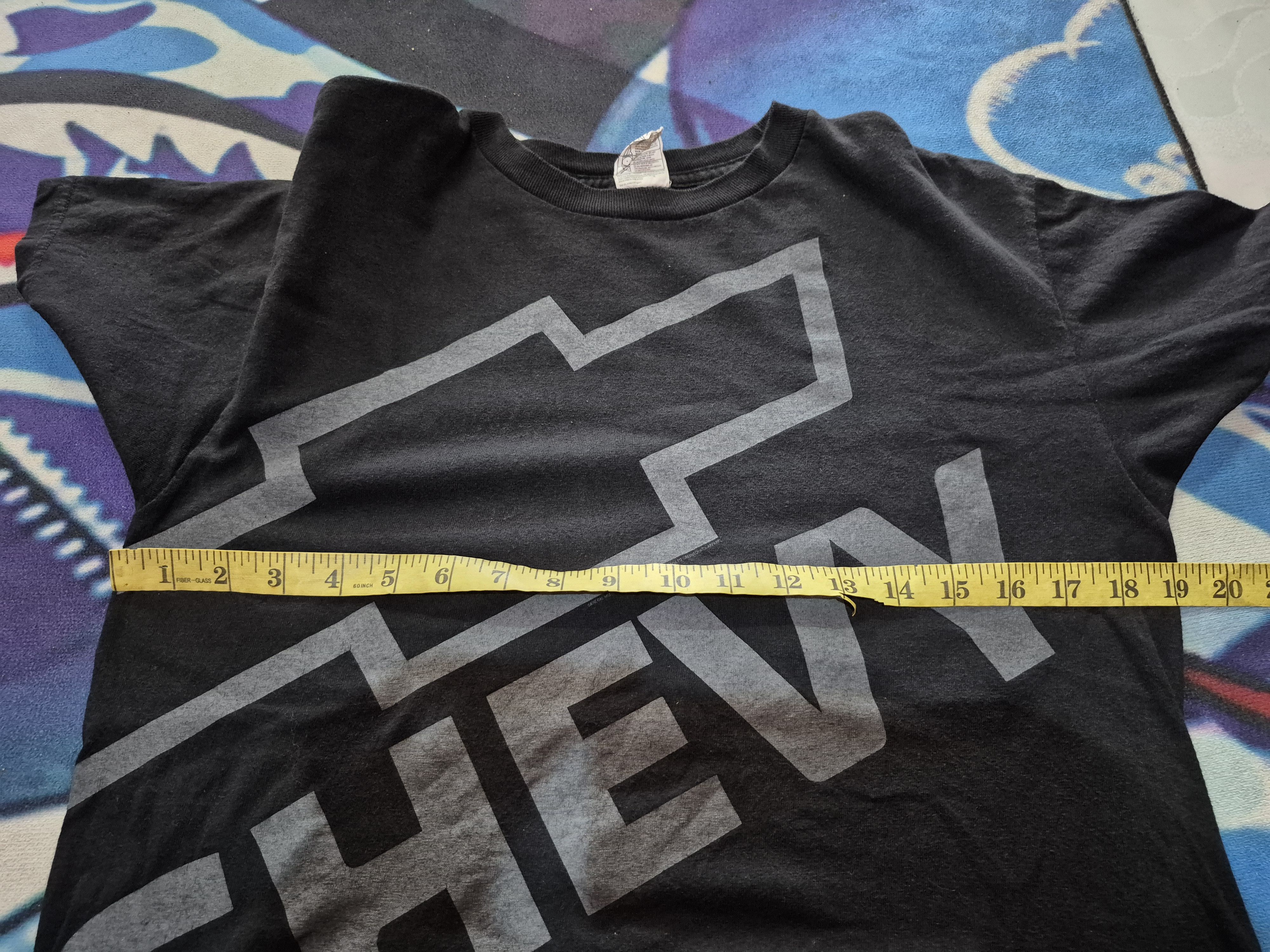 Vintage 🔥 Chevrolet Big Logo Chevvy Overprint Tee Size US M / EU 48-50 / 2 - 7 Thumbnail