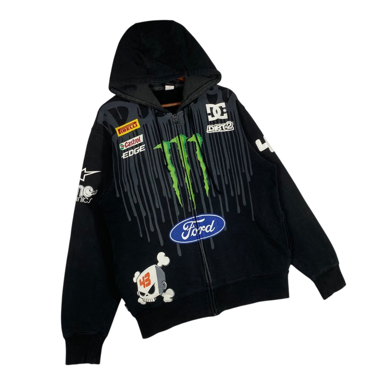 DC Vintage Ken Block DC Shoes Hoodie Zip Up Size US M / EU 48-50 / 2 - 3 Thumbnail