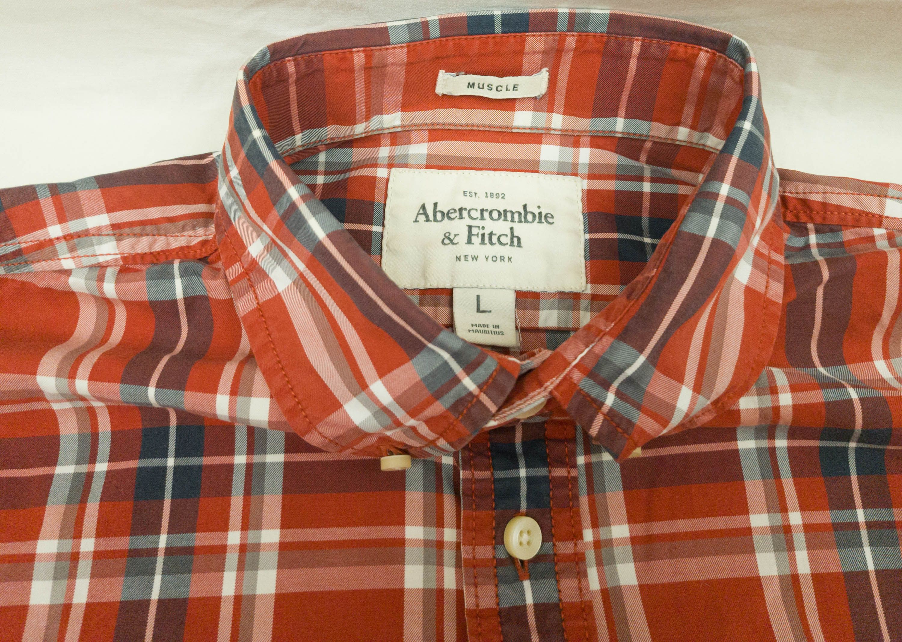 Abercrombie & Fitch Abercrombie & Fitch SHIRT LONG SLEEVE COTTON SIZE L Size US L / EU 52-54 / 3 - 5 Thumbnail