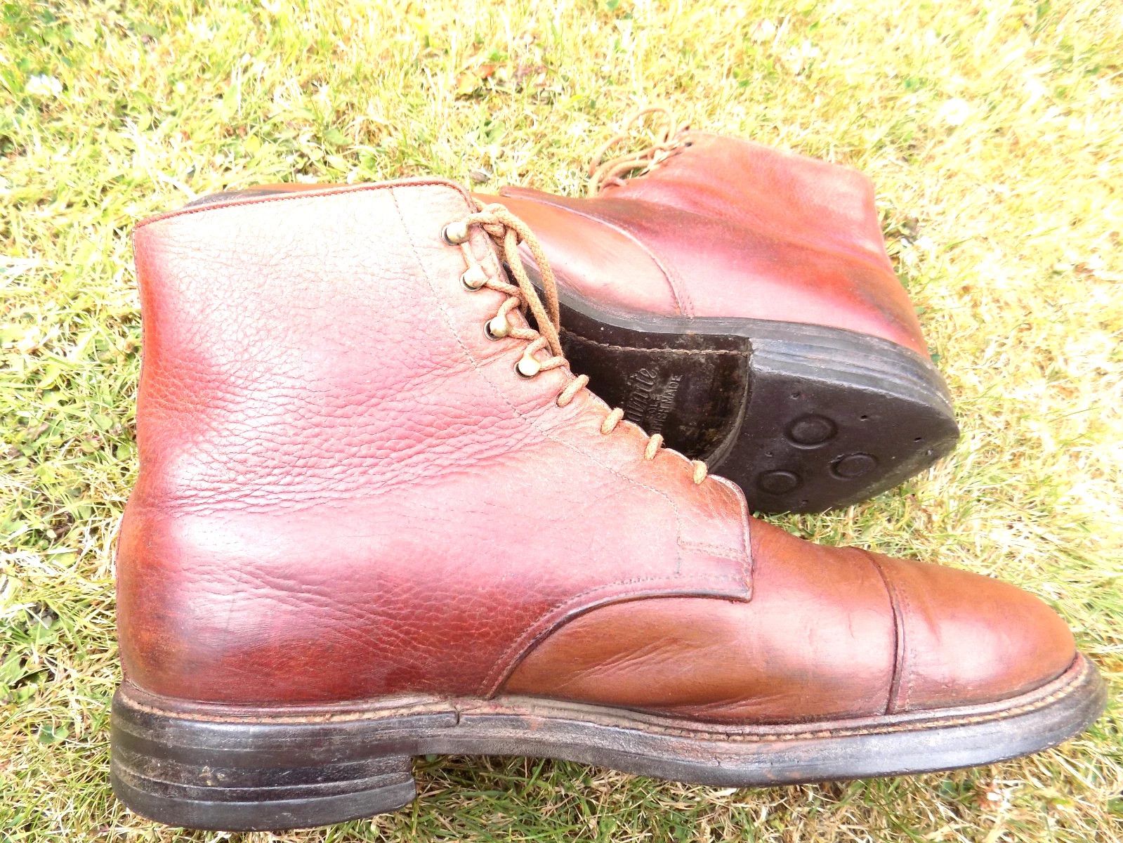 Crockett & Jones Coniston Boots UK 8.5 Tan - Wide Fit
