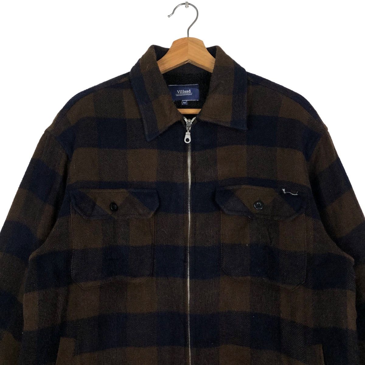 🔥Vintage Chore Jacket Tartan Design Villand Issey Miyake