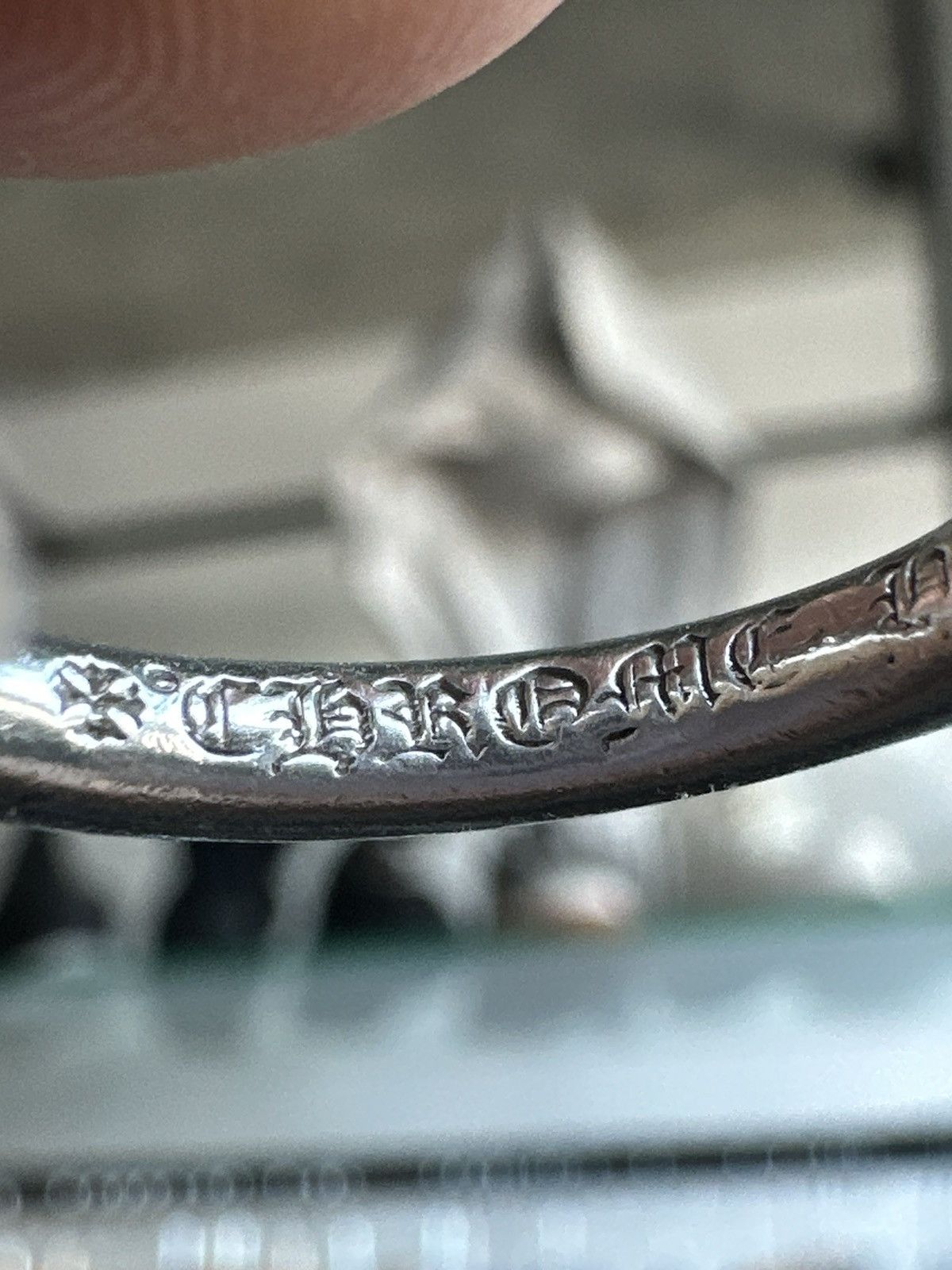 Chrome Hearts Diamond nail screw ring Size ONE SIZE - 5 Thumbnail