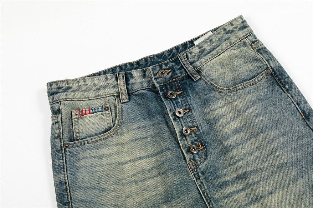 Vintage Men's Heavy-Wash Gradient Denim Jeans Size US 32 / EU 48 - 3 Thumbnail