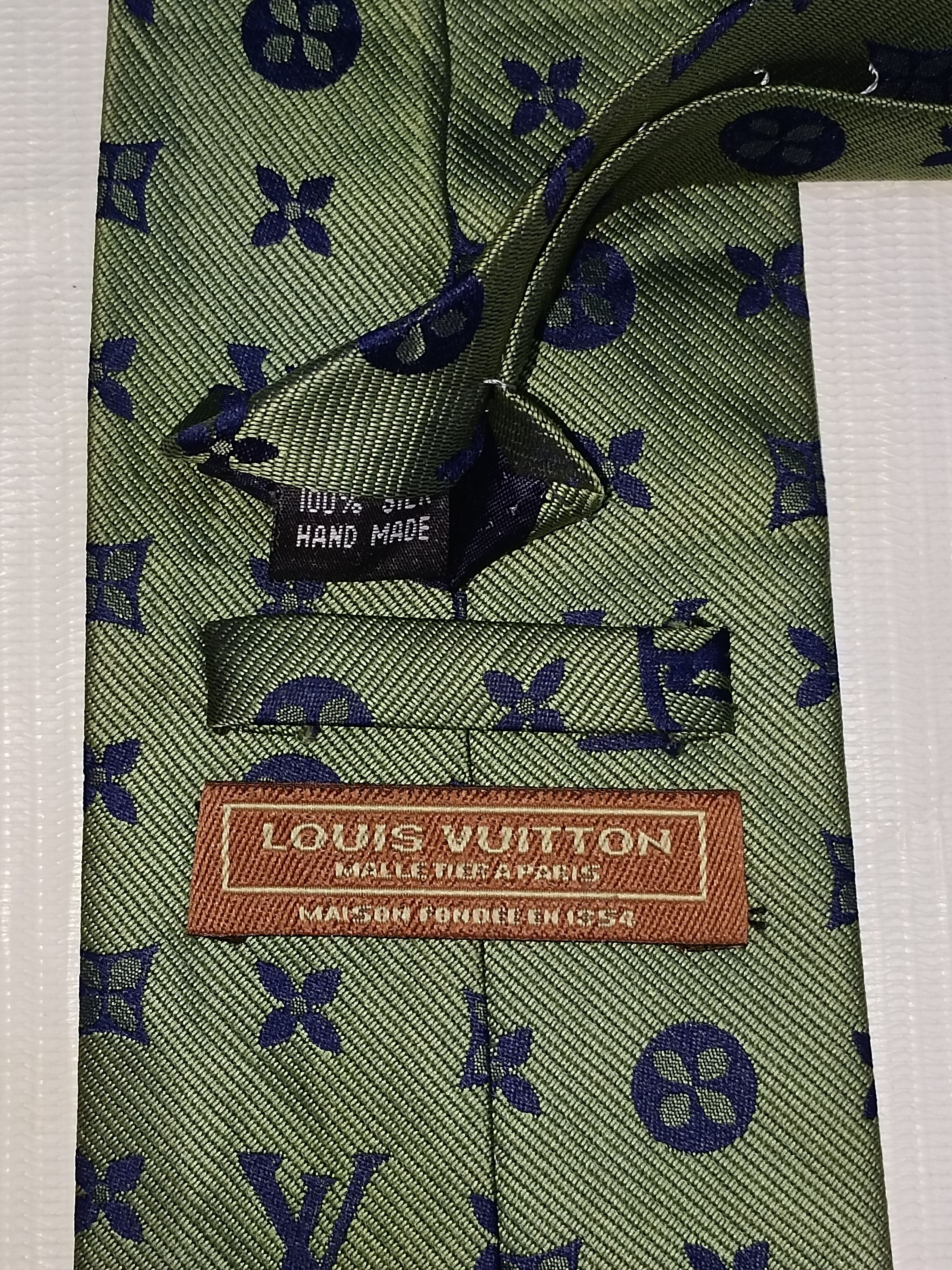 Louis Vuitton Louis Vuitton Monogram Necktie Ties Size ONE SIZE - 3 Thumbnail