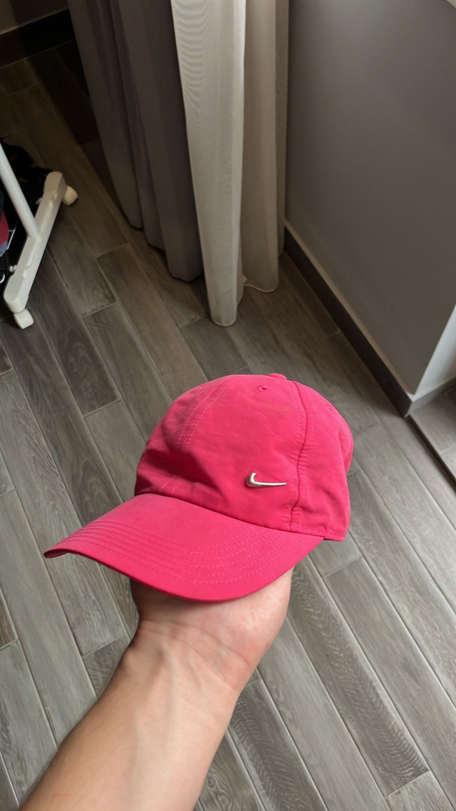 Nike × Vintage Y2K Nylon metal swoosh cap Nike Size ONE SIZE - 1 Thumbnail