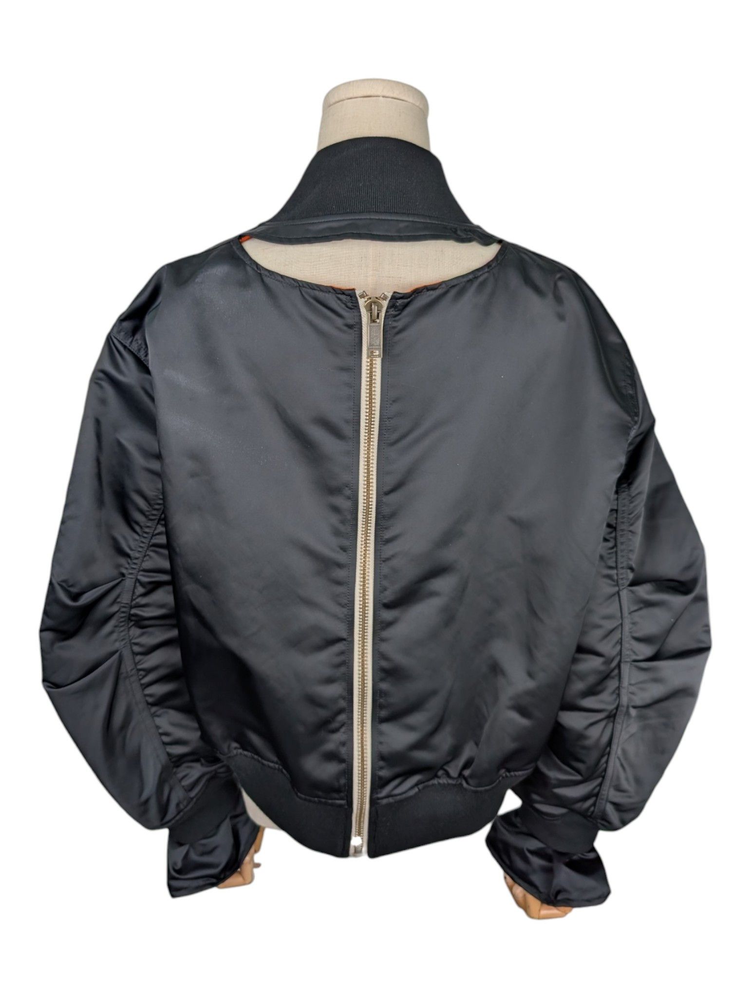 Christian Dada Christian Dada Deconstructed MA-1 Bomber Jacket Size XS / US 0-2 / IT 36-38 - 2 Thumbnail
