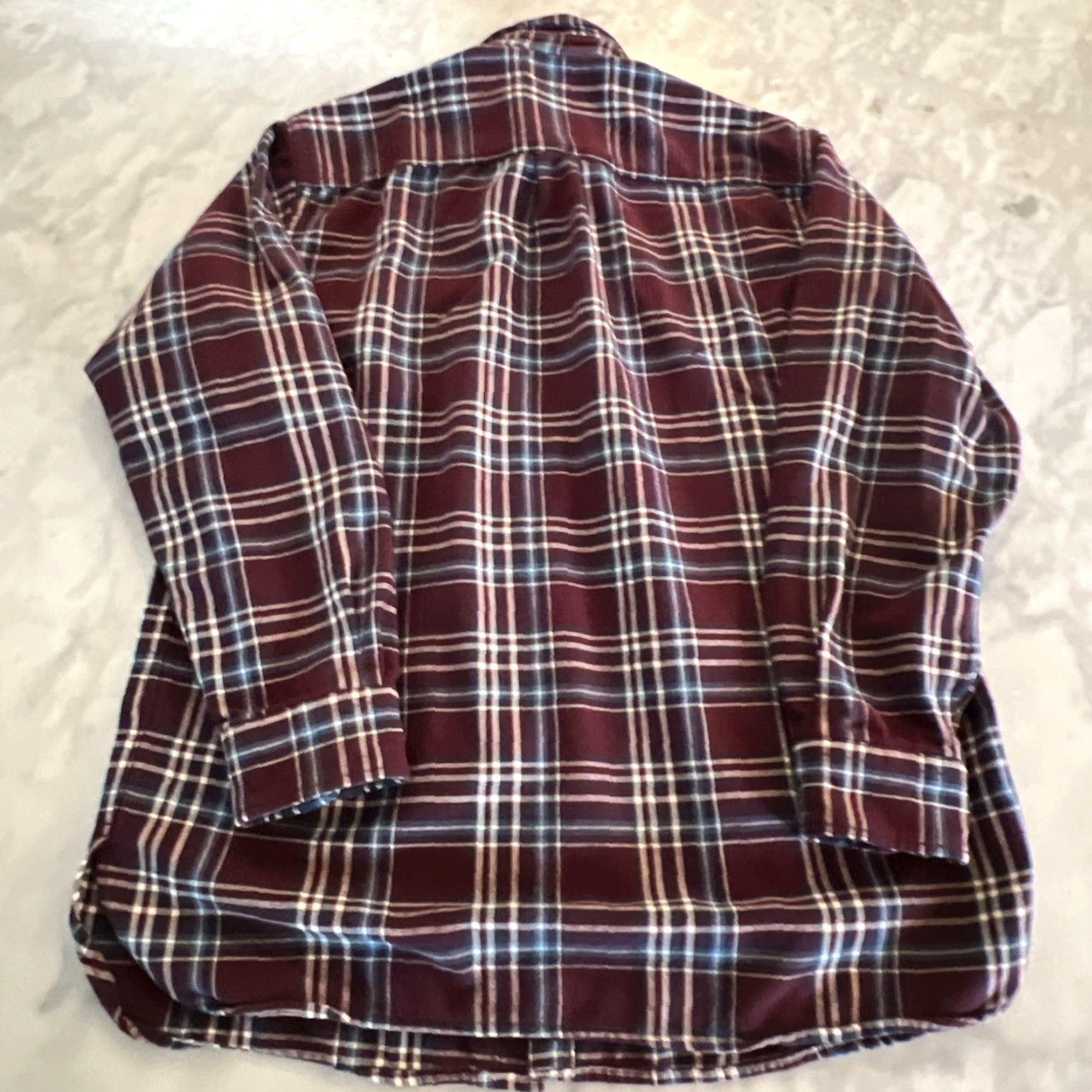 Vintage LL Bean Shirt Mens Medium Flannel Plaid Chamois Cloth Traditional Fit Button-Up Size US M / EU 48-50 / 2 - 2 Thumbnail