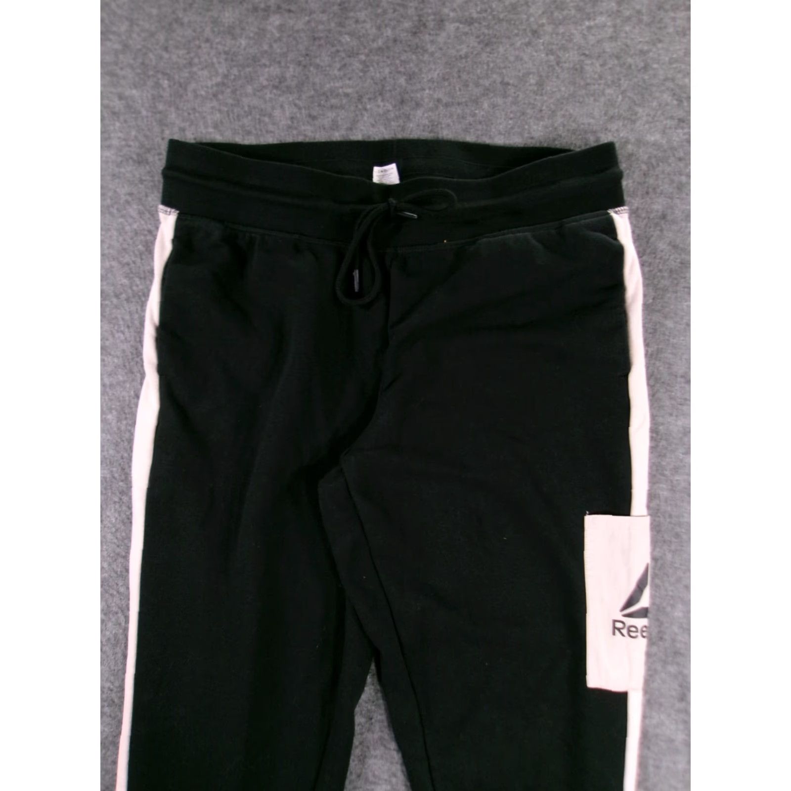 Reebok Reebok Pants Womens Large Black Joggers Casual Athleisure Logo Level Up Track Pants Size 36" / US 14 / IT 50 - 2 Thumbnail