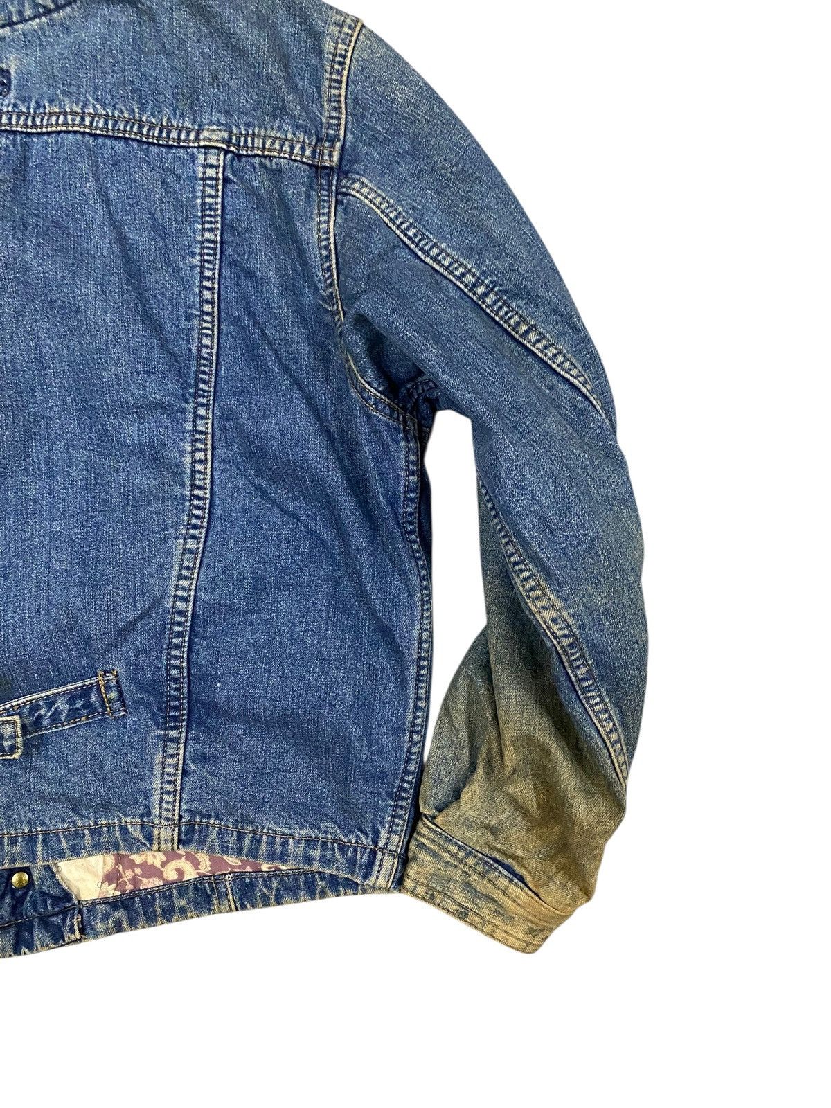 Edwin × Vintage Vtg 80s Edwin Denim Jacket Size M / US 6-8 / IT 42-44 - 3 Thumbnail