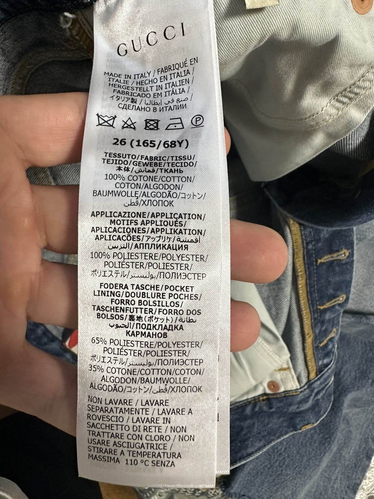 Gucci Gucci denim Size 26" / US 2 / IT 38 - 7 Thumbnail
