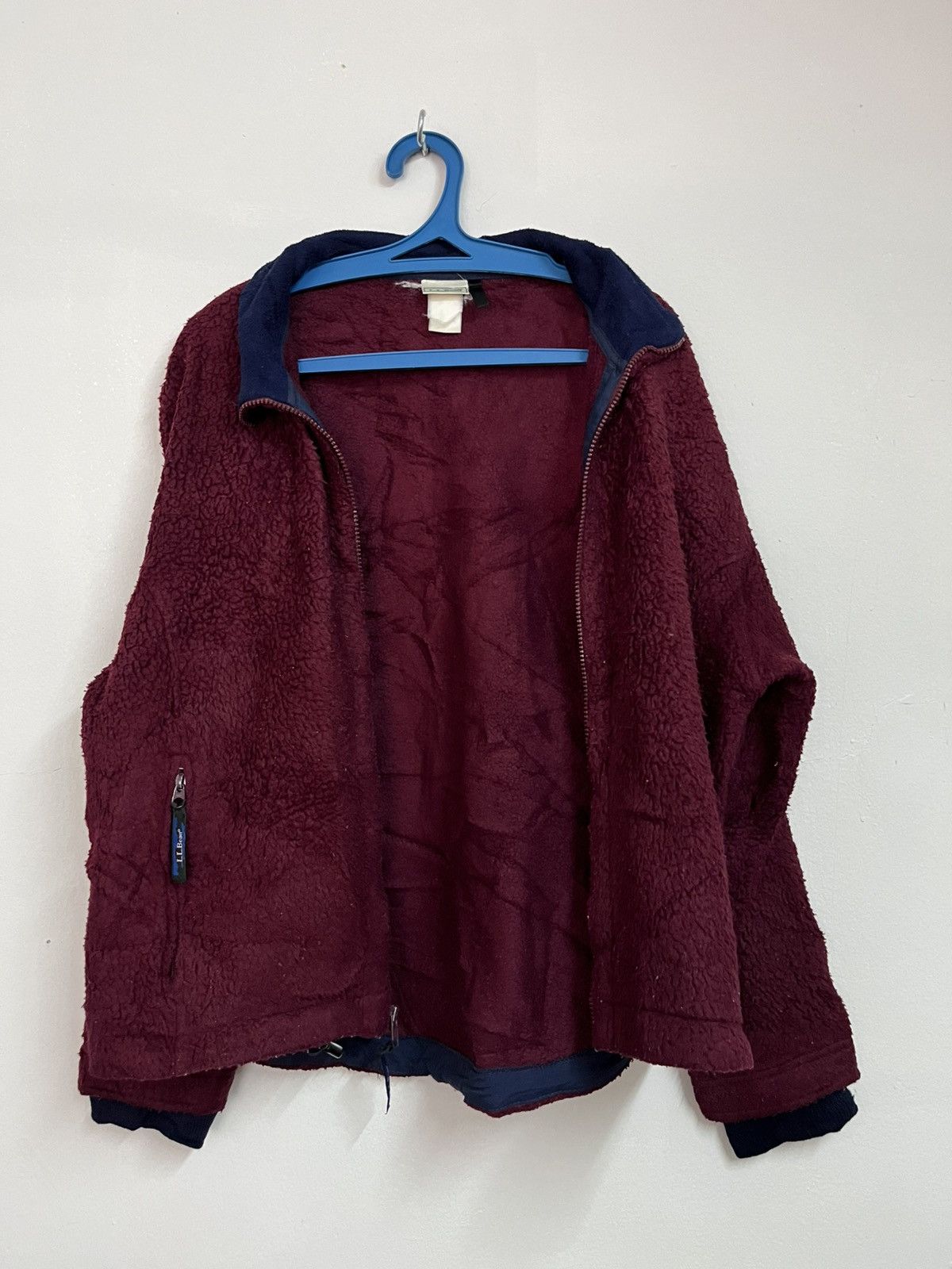 L.L. Bean 💥Vintage LL BEAN Deep Pile High Pile Fleece Size US M / EU 48-50 / 2 - 9 Thumbnail