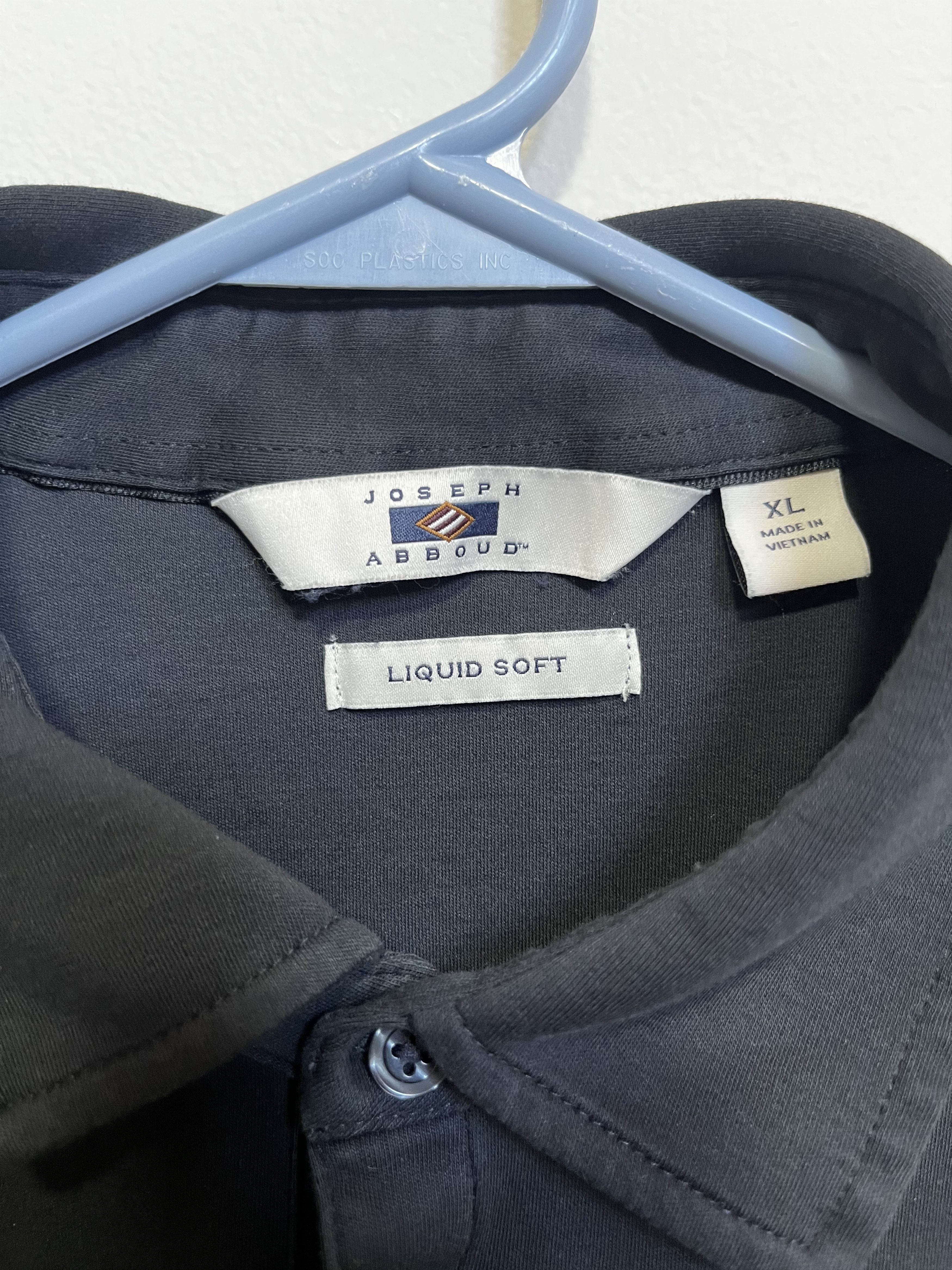 Joseph Abboud Joseph Abboud "Liquid Soft" Polo Black (Size CL) Size US XL / EU 56 / 4 - 3 Thumbnail