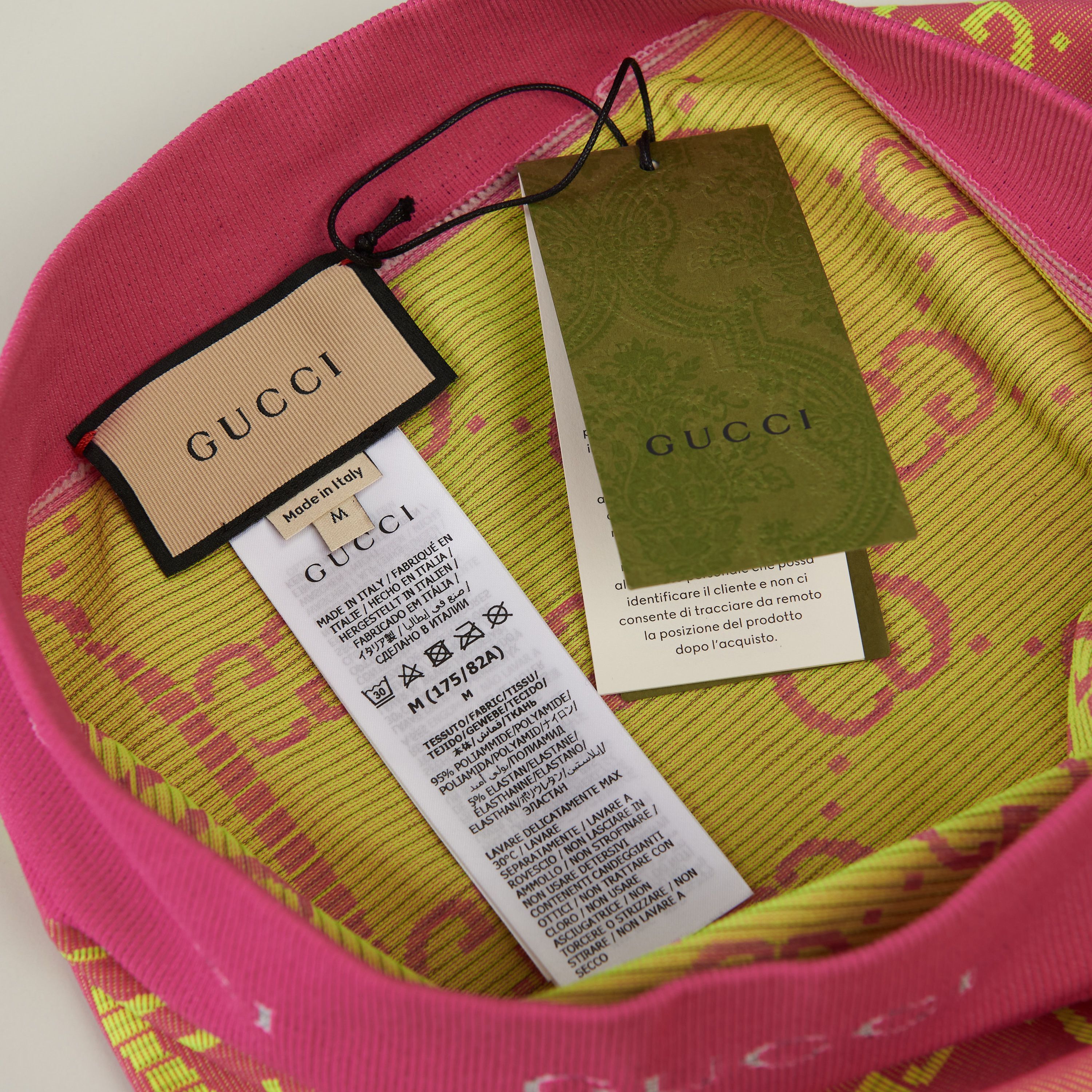 Gucci GG Jacquard Tubular Jersey Leggings Size M Size 28" / US 6 / IT 42 - 10 Thumbnail