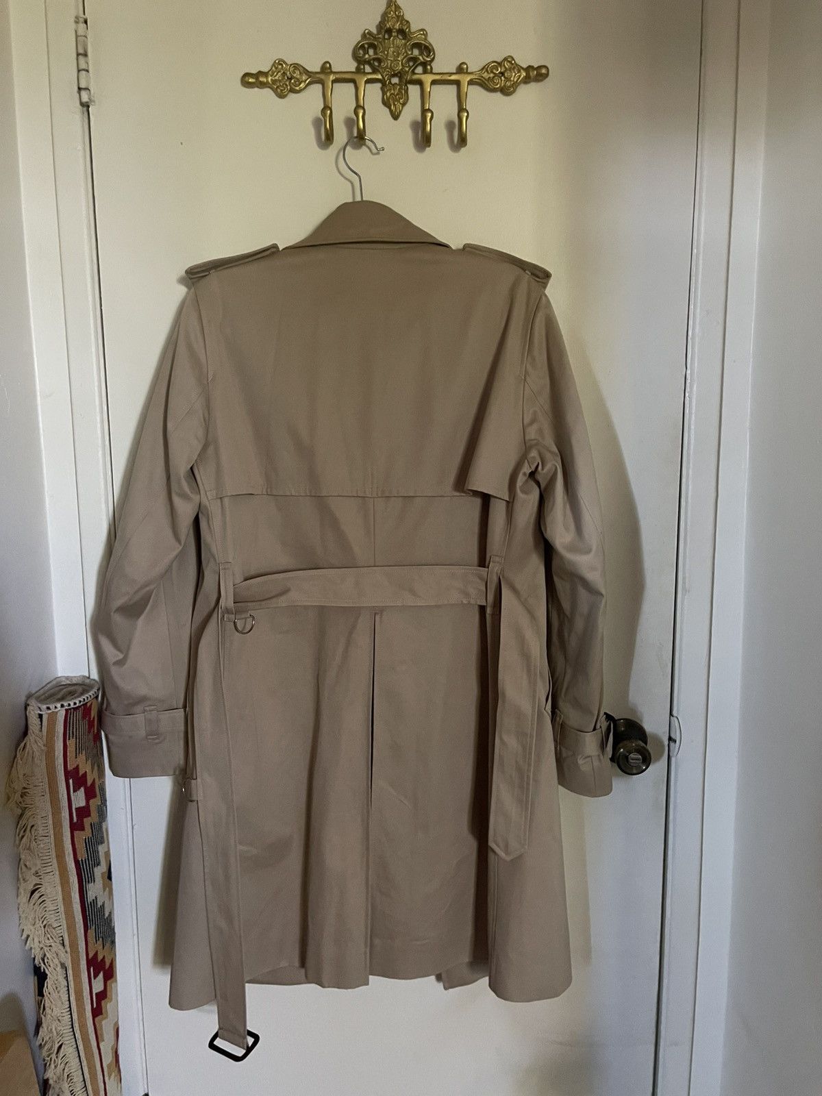 Sandro NWT Sandro Paris Beige Trench Coat Size Small Size US S / EU 44-46 / 1 - 7 Thumbnail