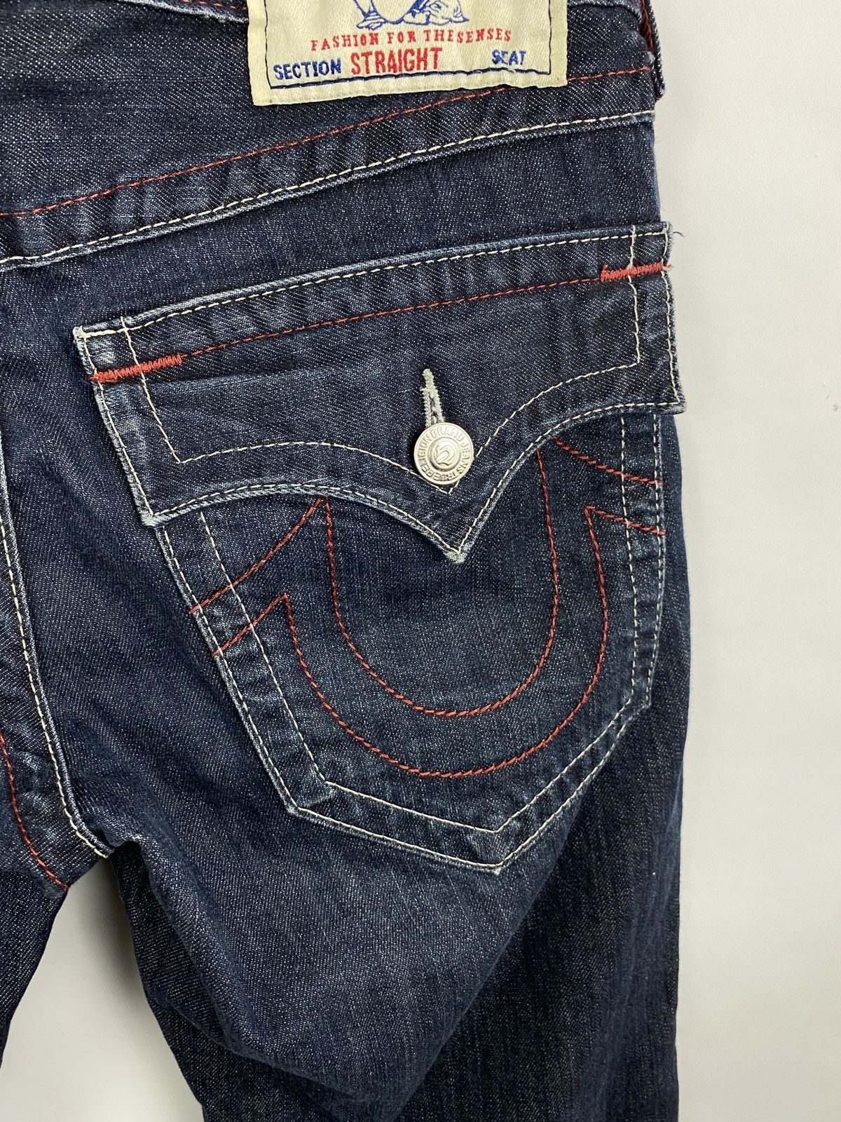 True Religion 🇺🇸 Vintage True Religion Denim Jeans Mde in USA Y2K Rare Hype Size US 30 / EU 46 - 15 Thumbnail