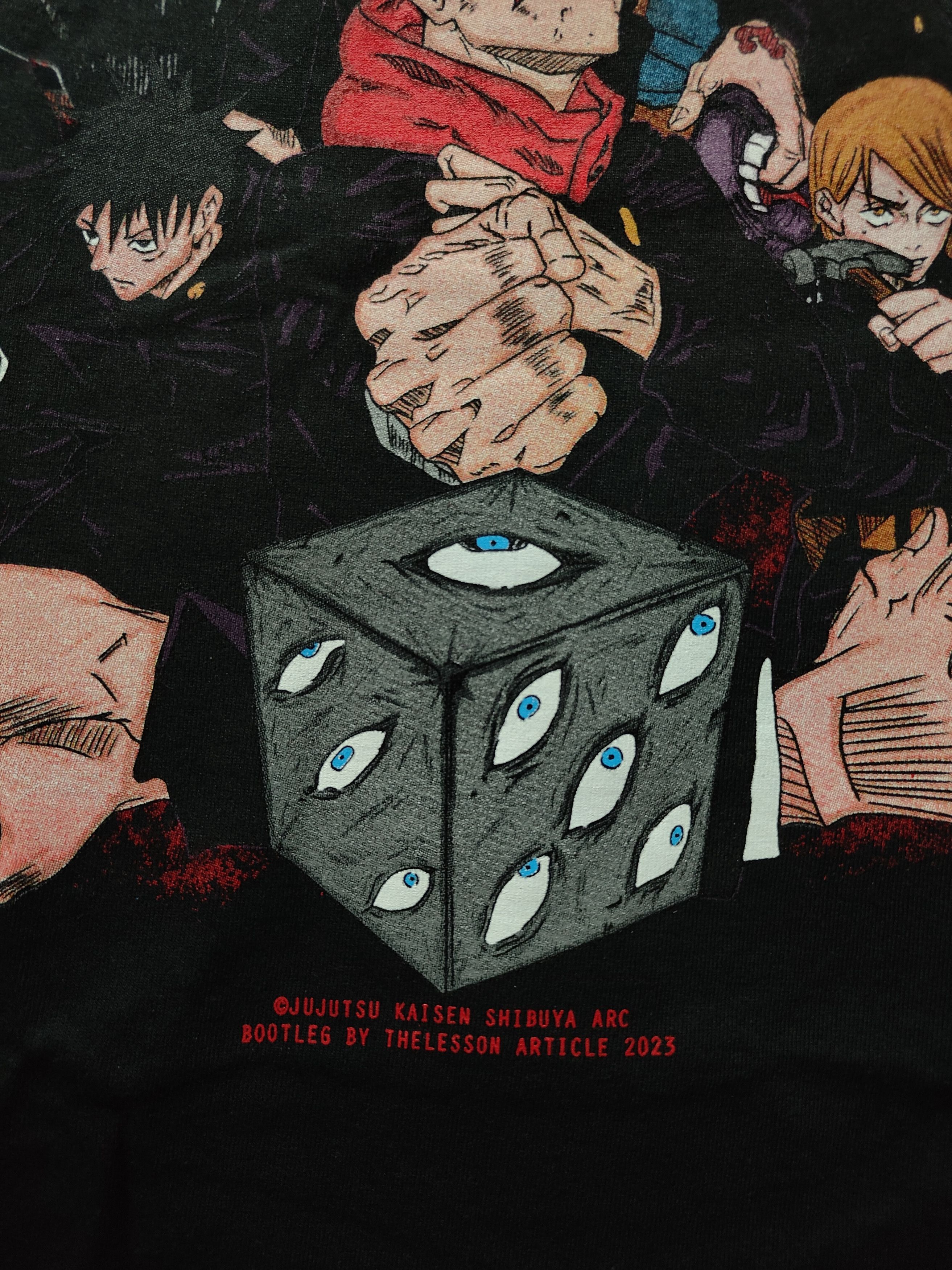 Anime Jujutsu Kaisen Shibuya Arc T-shirt Size US XL / EU 56 / 4 - 3 Thumbnail