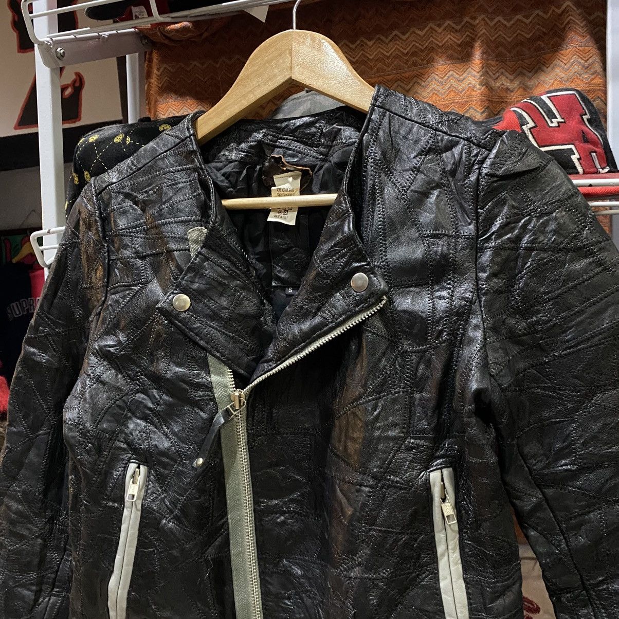 Acne Studios CRAZY VINTAGE 1997‼️ Acne Action Jeans leather biker jacket Size US S / EU 44-46 / 1 - 11 Thumbnail