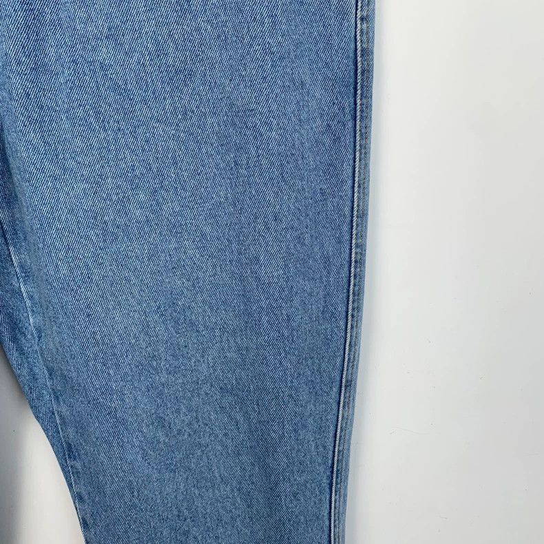 Loewe Loewe Blue logo leather roll edge straight leg jeans Size 30" / US 8 / IT 44 - 4 Thumbnail