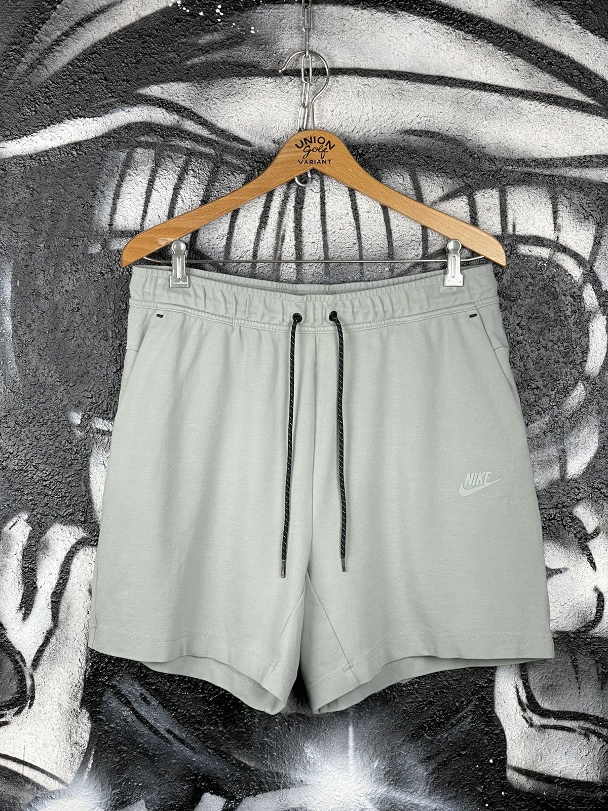Nike Nike Tech Fleece Lightweight Mics Turquoise Shorts Men’s Size Medium Size US 32 / EU 48 - 2 Thumbnail