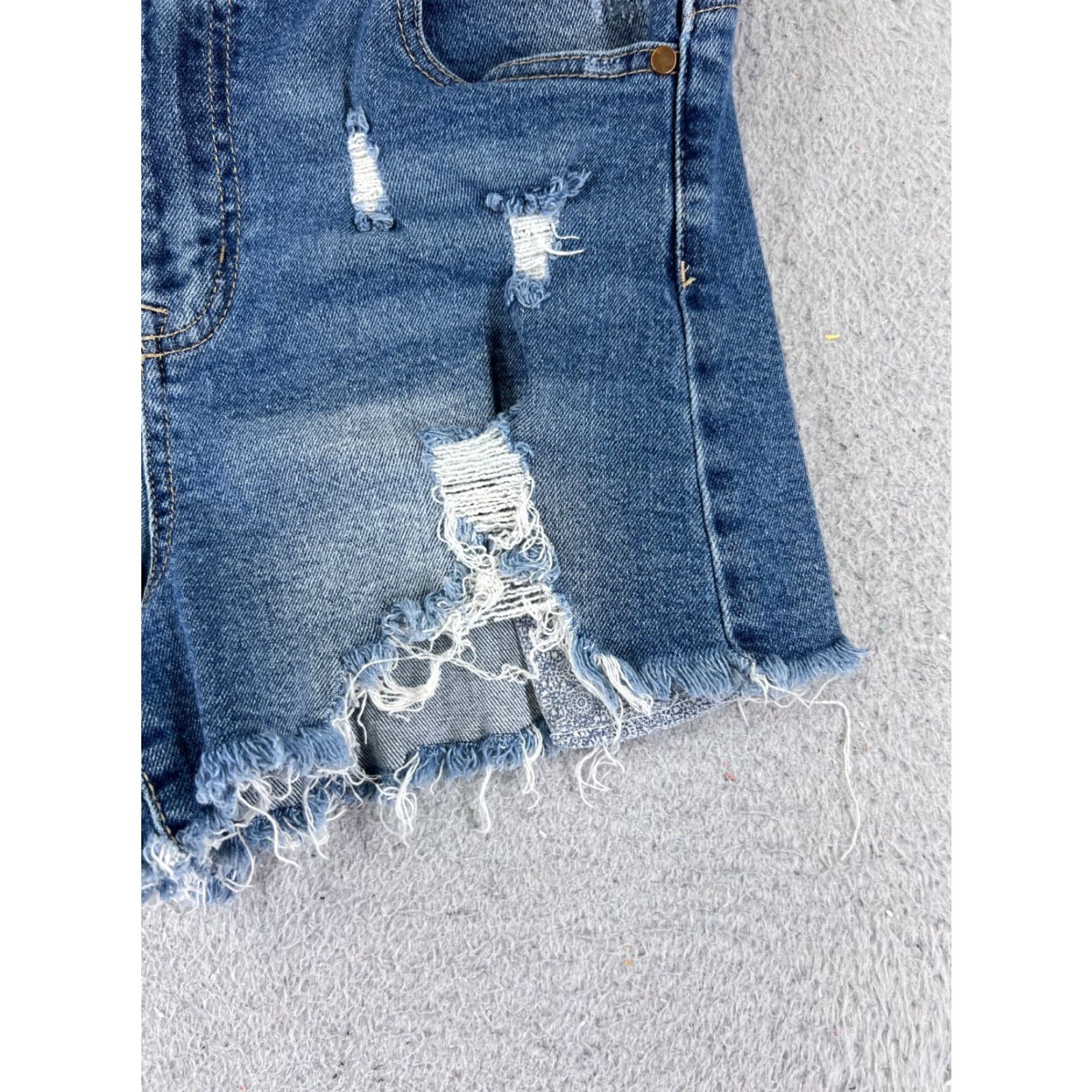 Vintage Kendall Kyl Denim Shorts Womens 11 Blue High Rise Cut-Off 28x3 Cotton Blend Jeans Short Shorts Casual Denim Vintage? No. Size 32" / US 10 / IT 46 - 2 Thumbnail