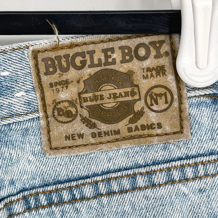 Bugle Boy Bugle Boy Jeans 750 VINTAGE Shorts Sz 12R / 26 Faded Hi Rise
