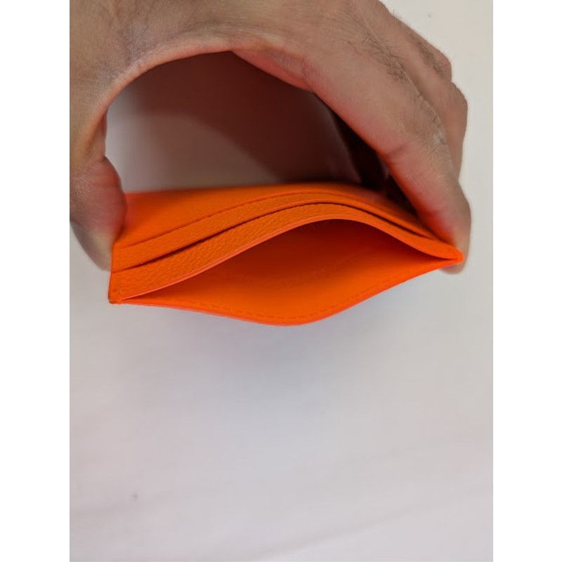 Balenciaga o1rshd1 Q:3 / Size:OS / Cash Card Holder Fluo Orange / Black Size ONE SIZE - 5 Thumbnail