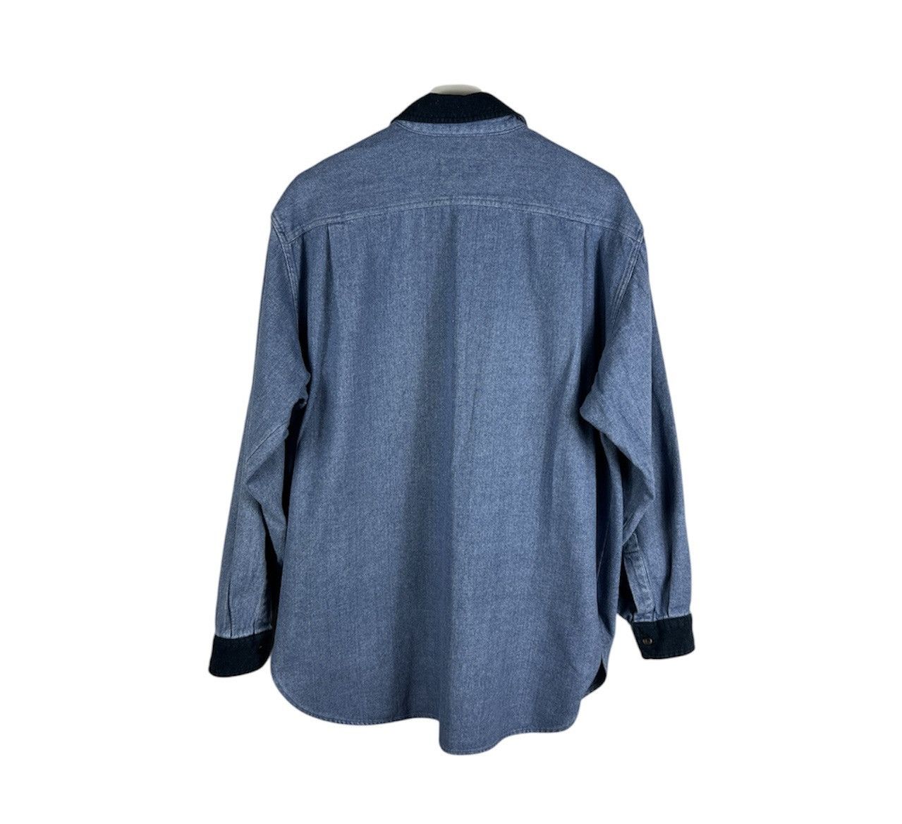 Valentino Vintage 90s Valentino Garavani classic pocket flannel shirt Size M / US 6-8 / IT 42-44 - 2 Thumbnail
