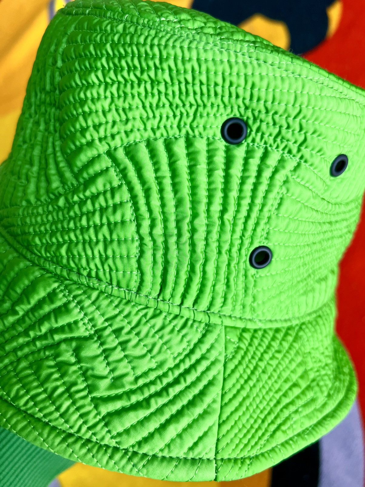 Bottega Veneta Bottega Veneta Bucket Hat Acid Green Intrecciato Nylon new S Size ONE SIZE - 17 Thumbnail