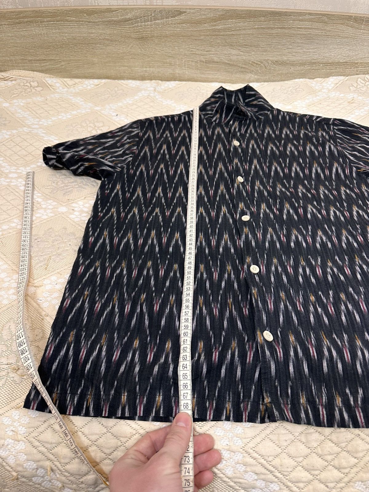 Folk 🔥 Folk Hawaiian Short Sleeve Button Up Shirt Art Print Size US M / EU 48-50 / 2 - 8 Thumbnail