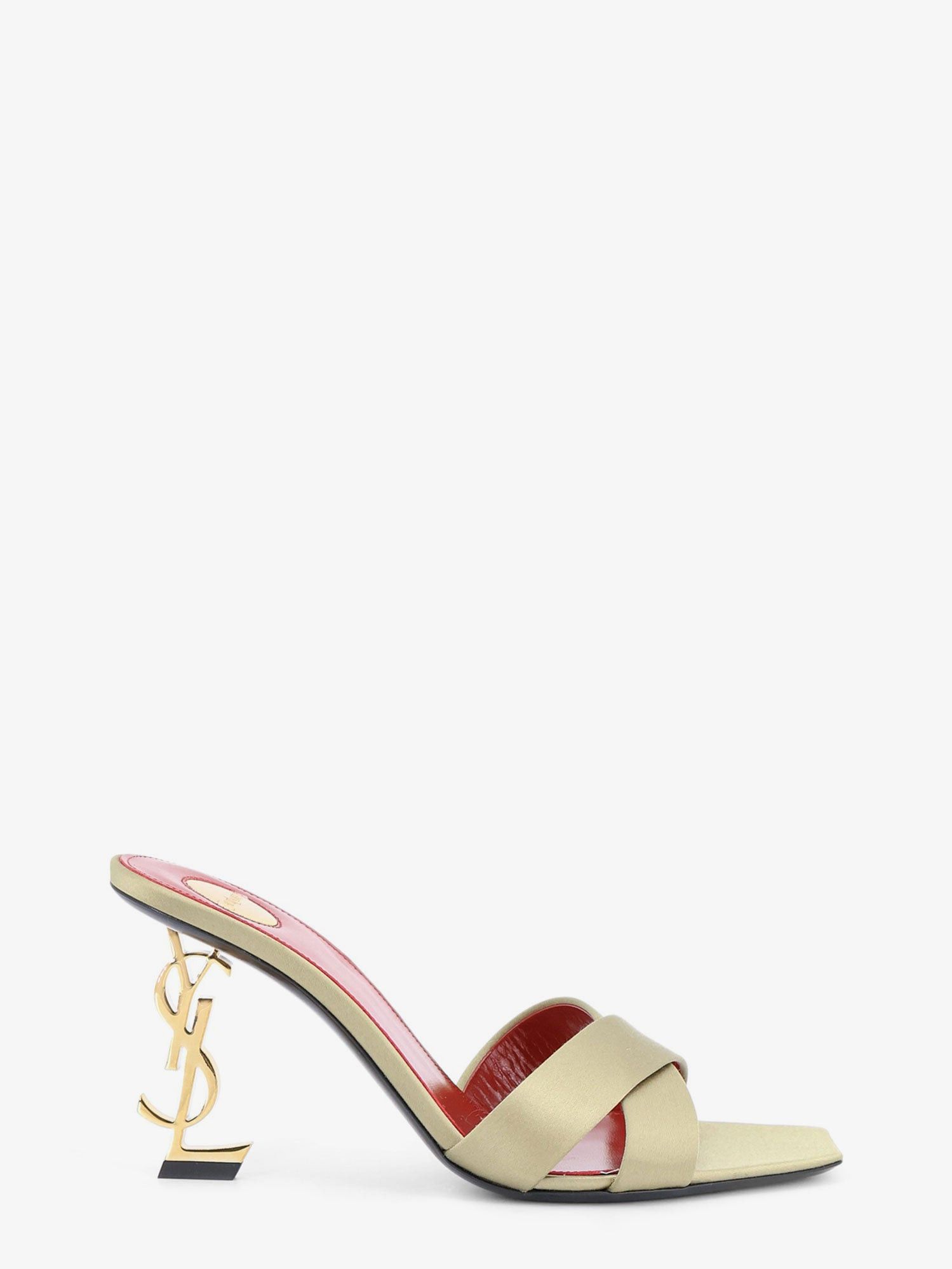 Saint Laurent Opyum satin sandals IT 37.5 Women - USA Tariffs Included